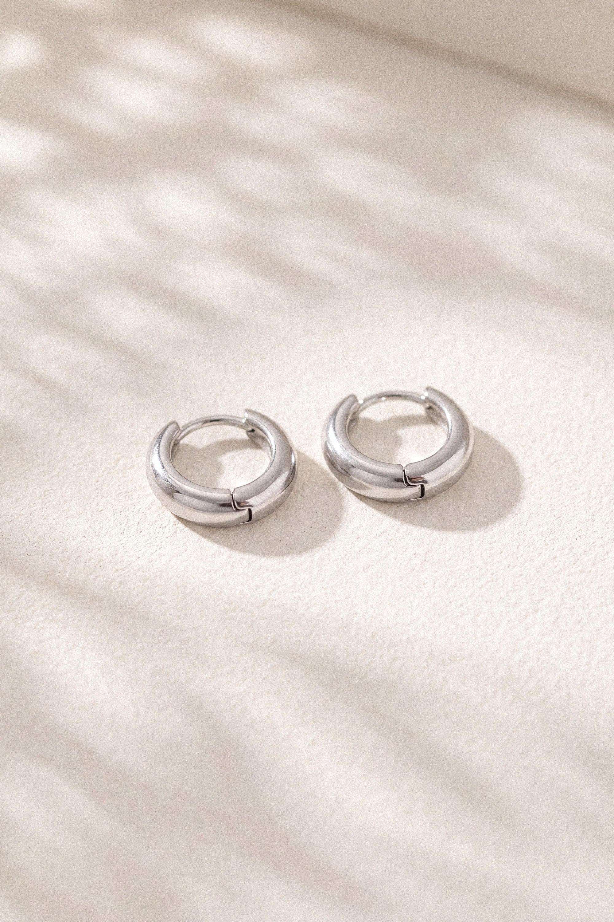 Earrings Circle Mini Silver