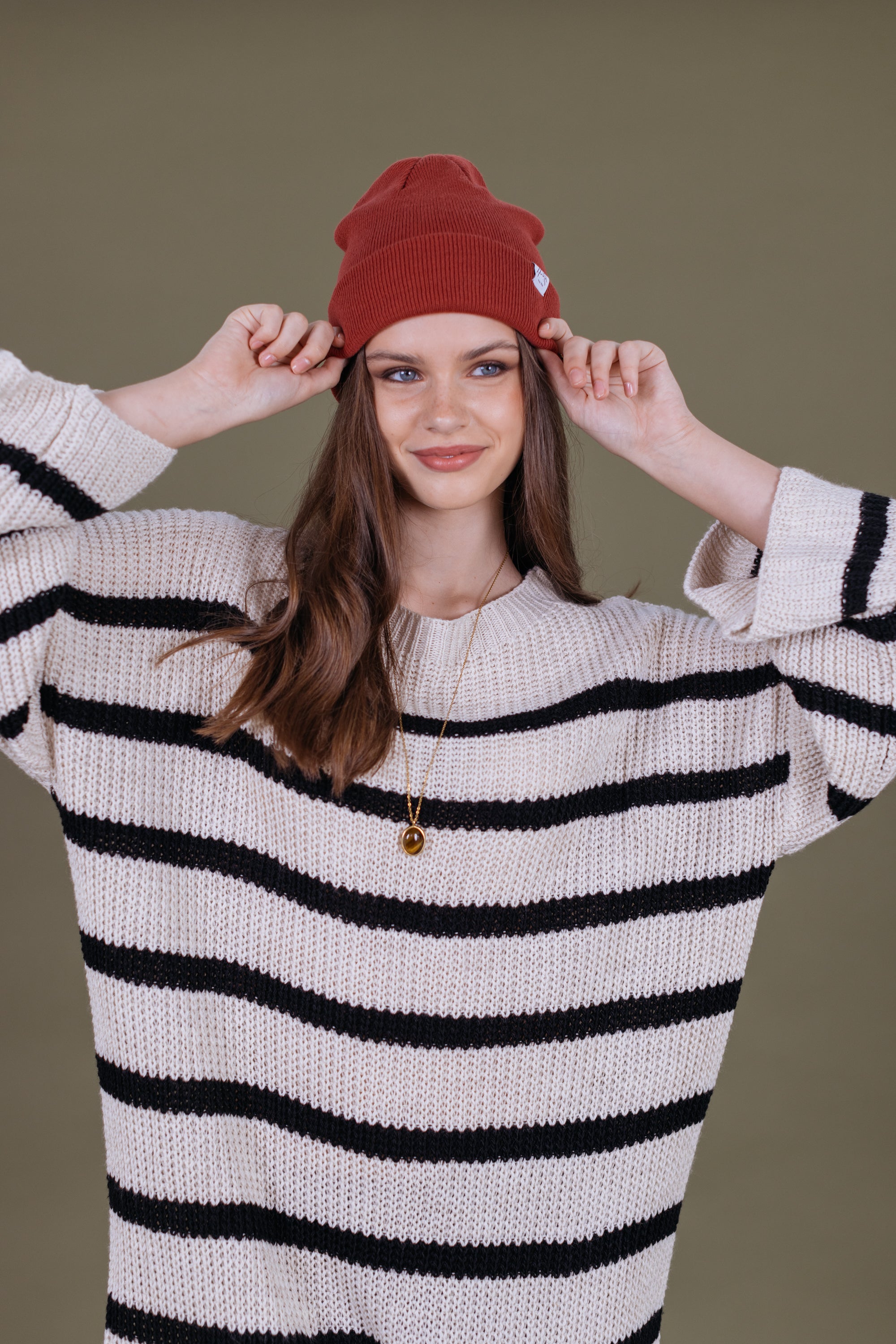 Beanie Ollie Terracotta Terracotta