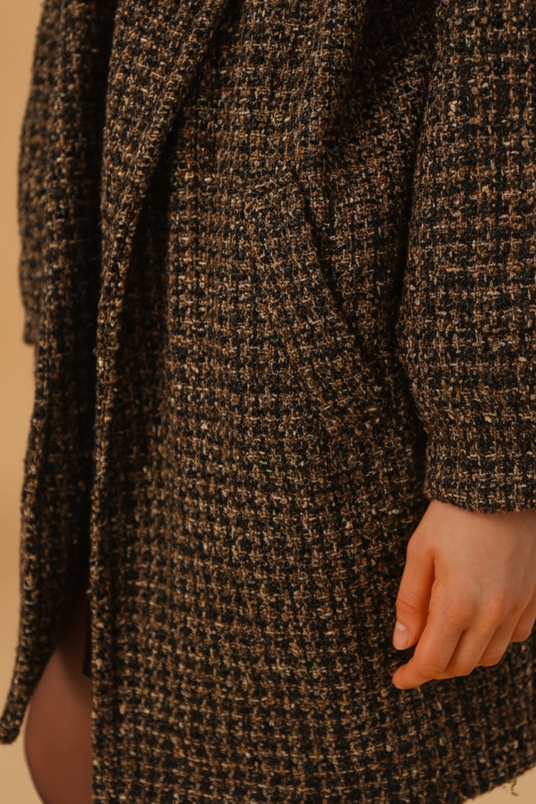 Coat Brinley Petrol-Brown