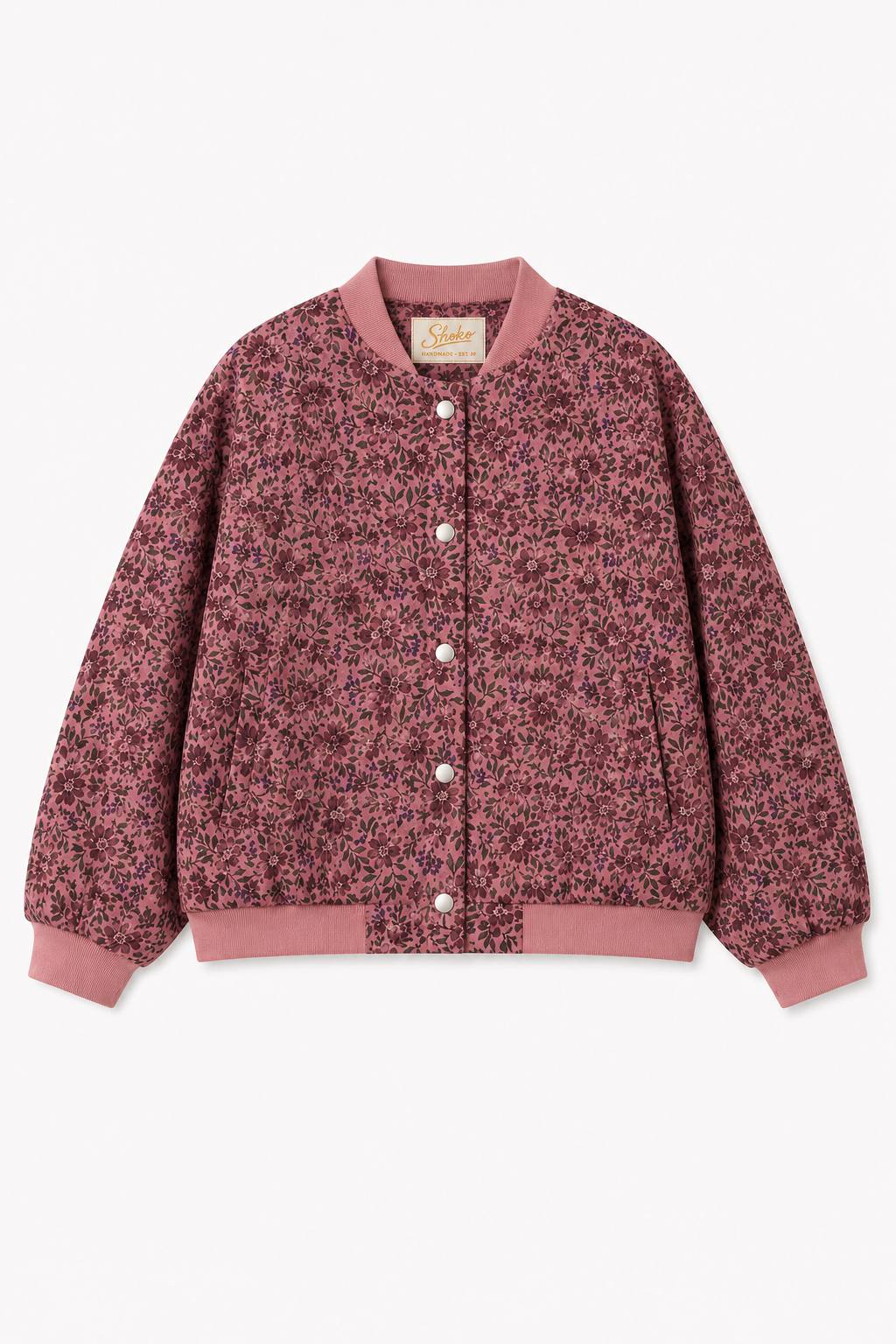 Bomber Jacket Lotta Purple Flowers