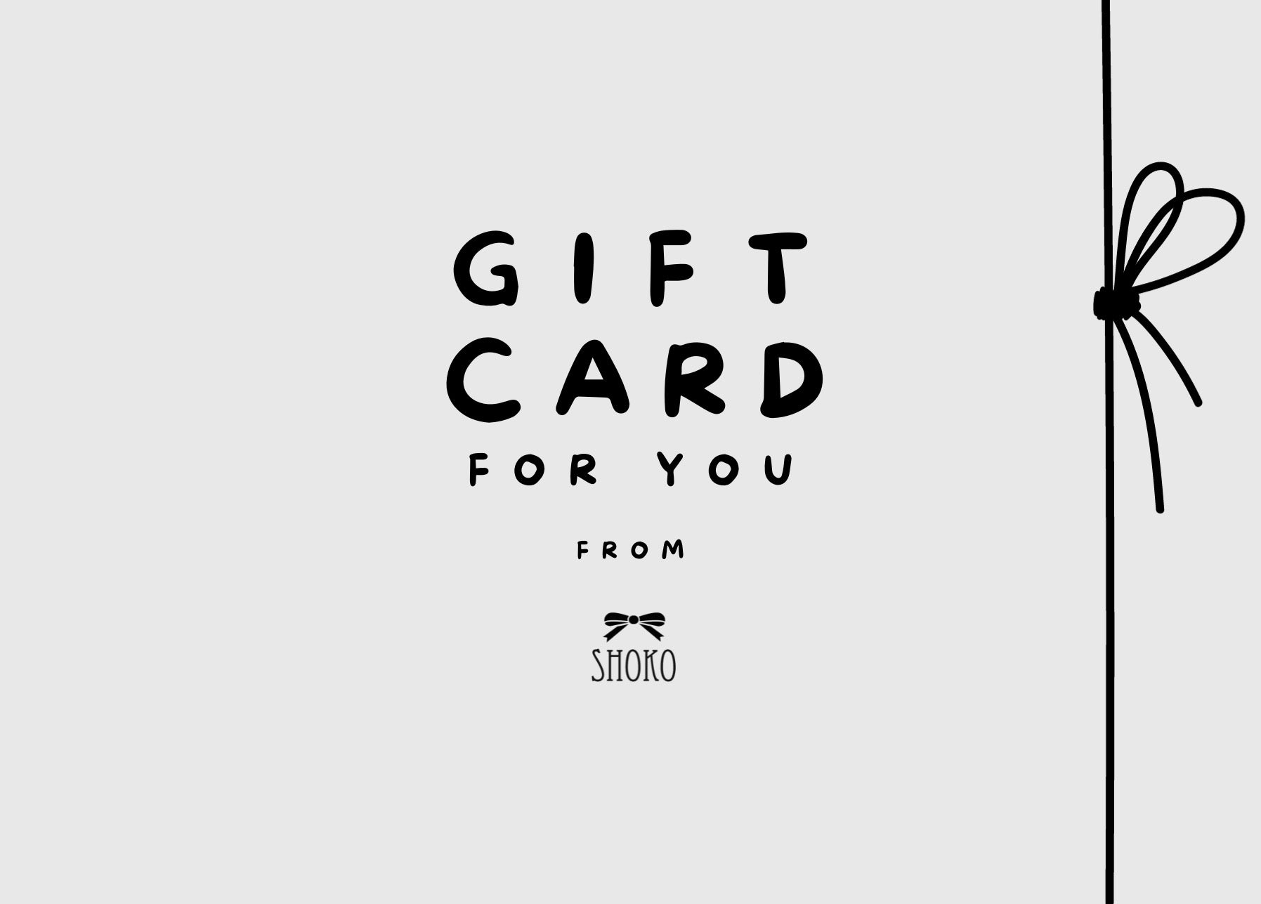 GIFT CARD - GUTSCHEIN