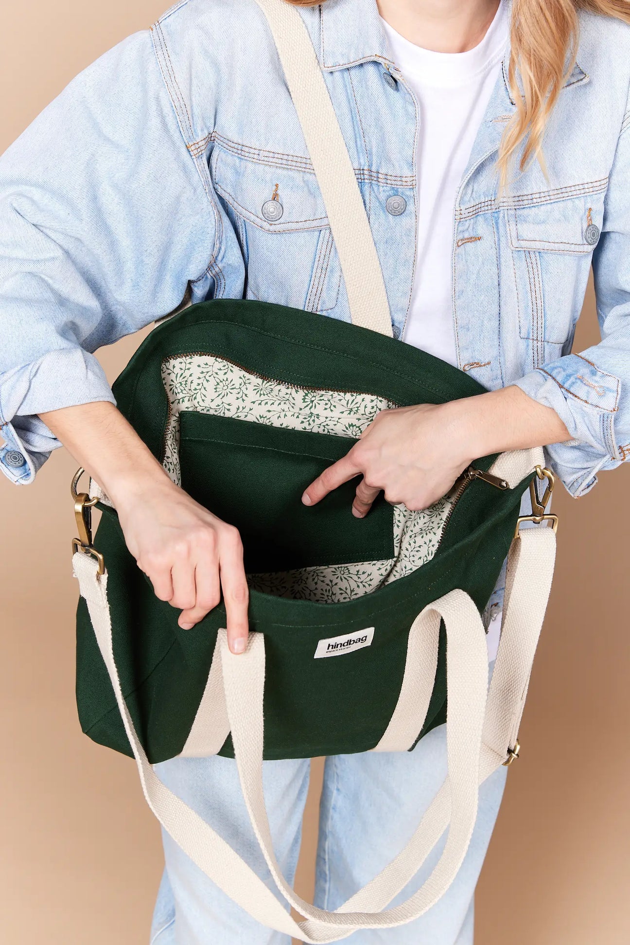 Tote Bag Cesar Dark Green