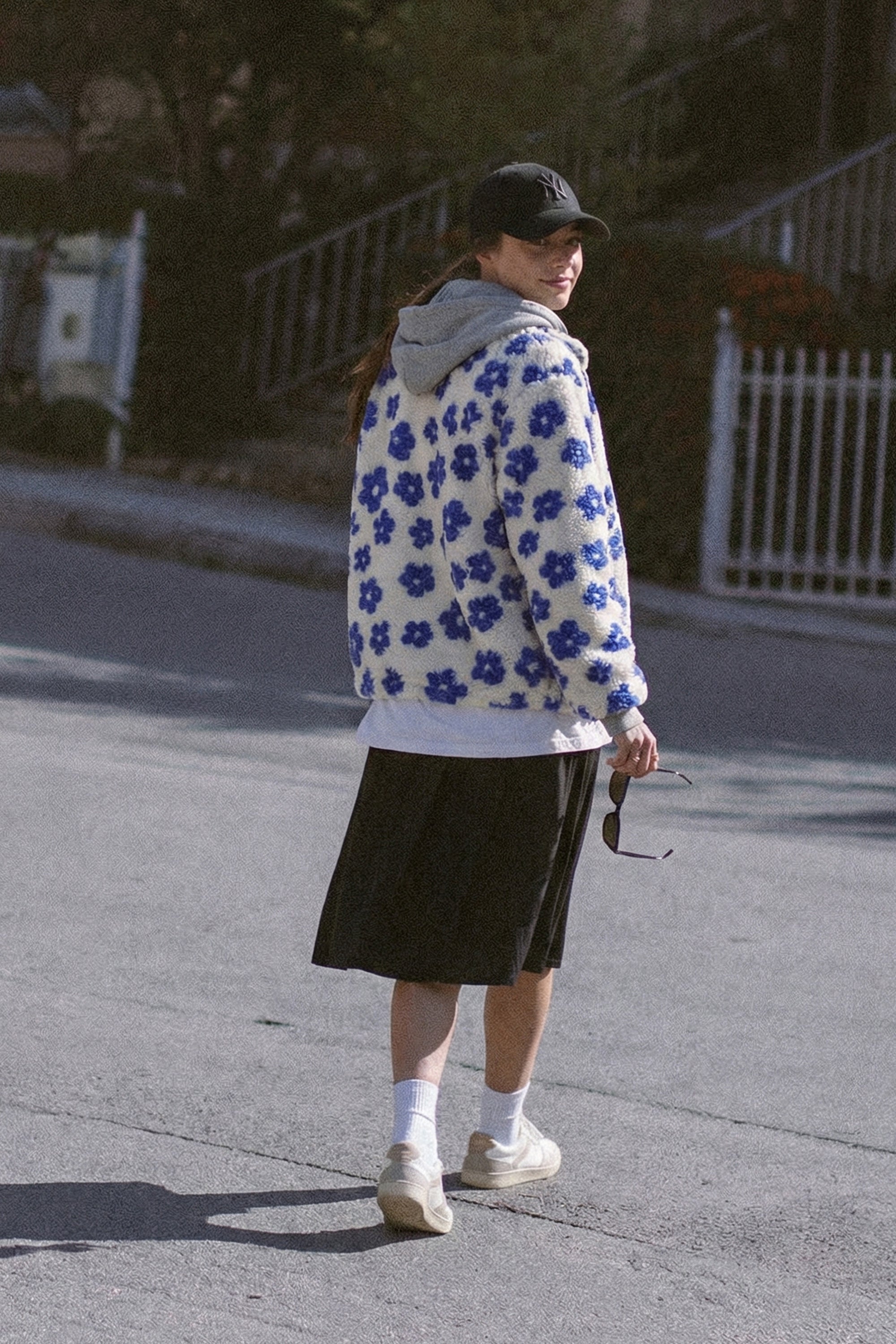 Jacket Alena Blue Flowers