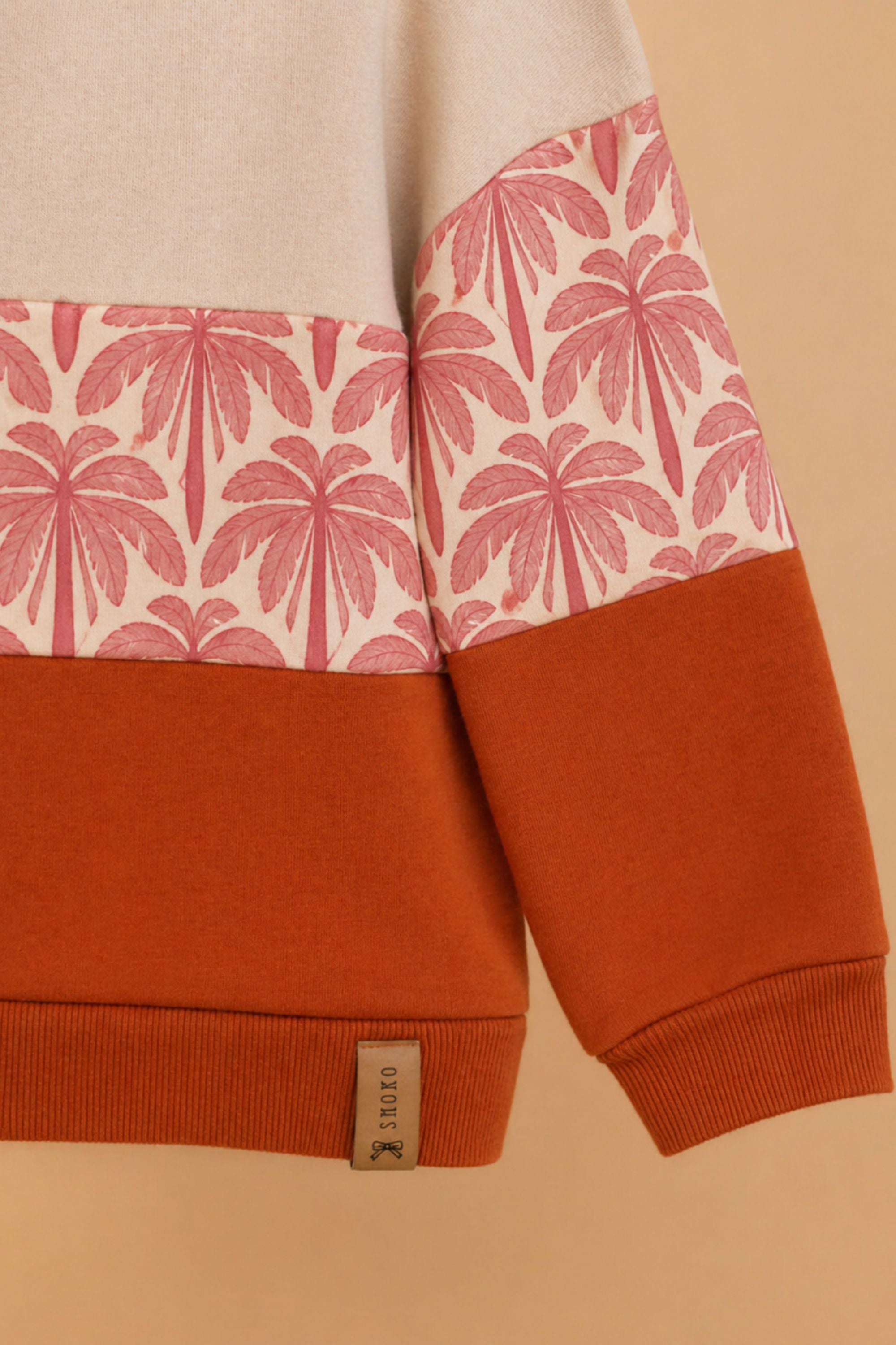 Kids Sweater Mia Cream Rose Palms