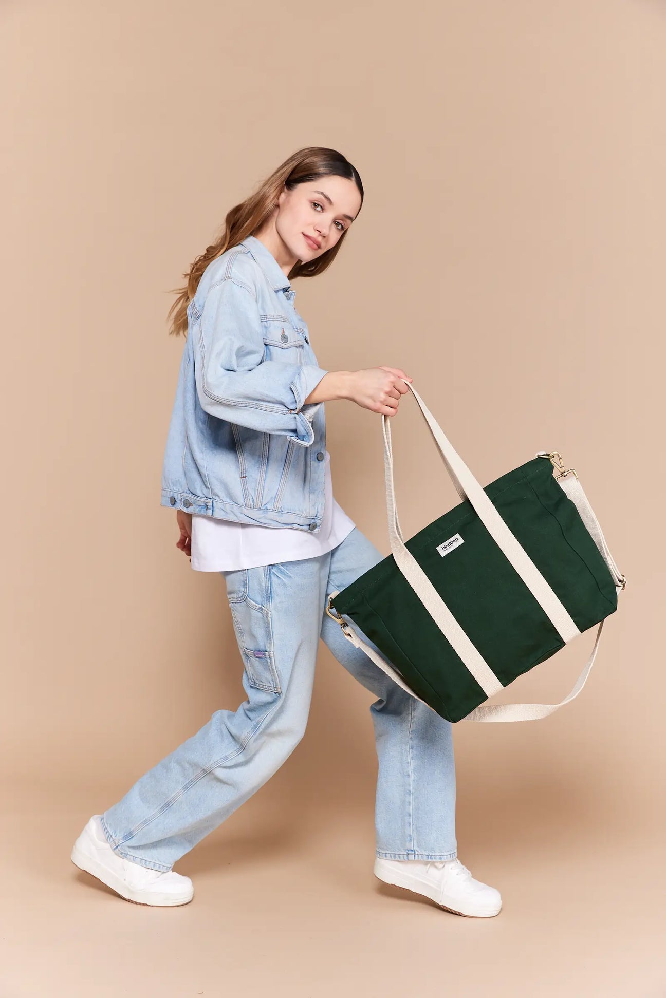 Tote Bag Cesar Dark Green