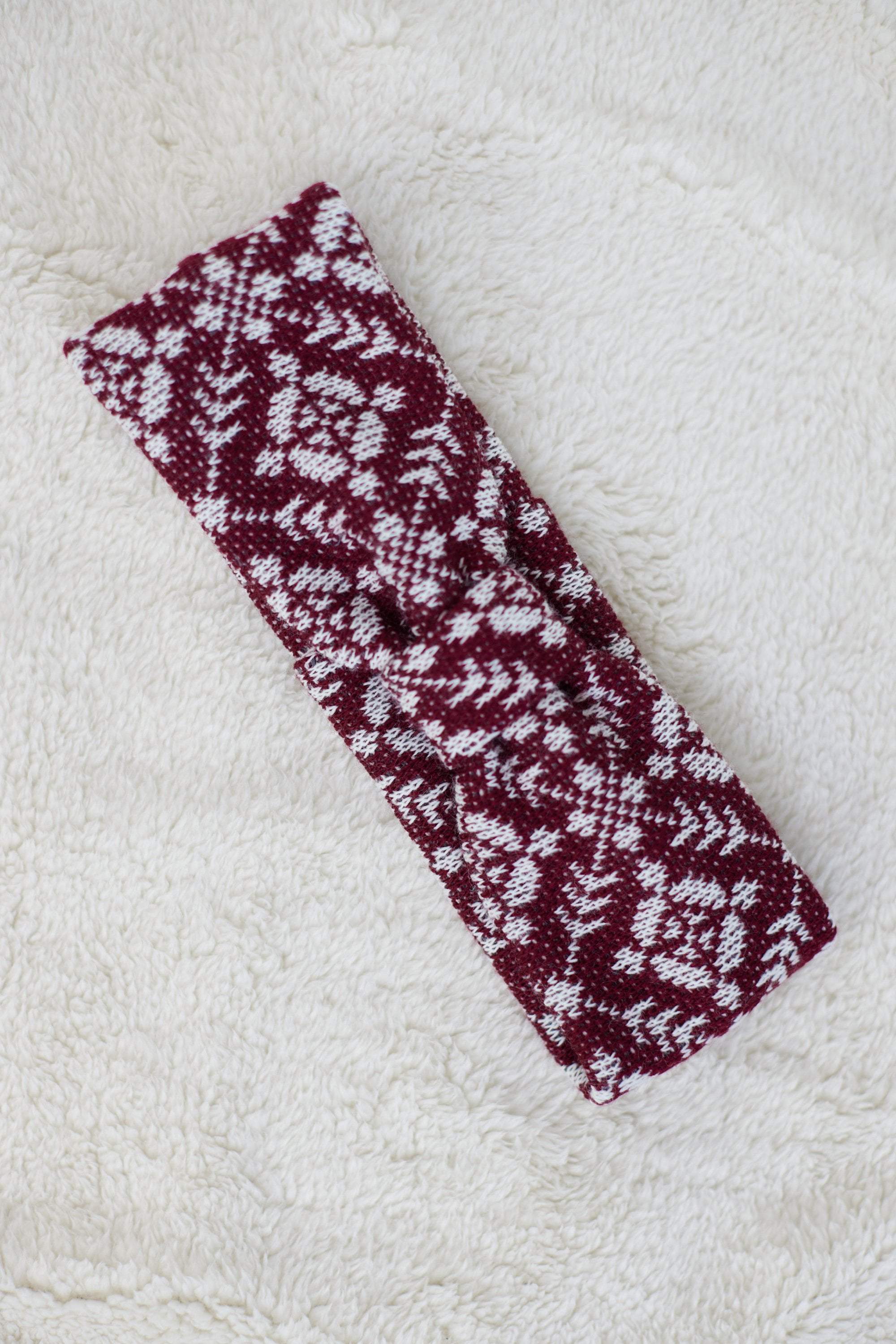 Headband Grandiose Burgundy