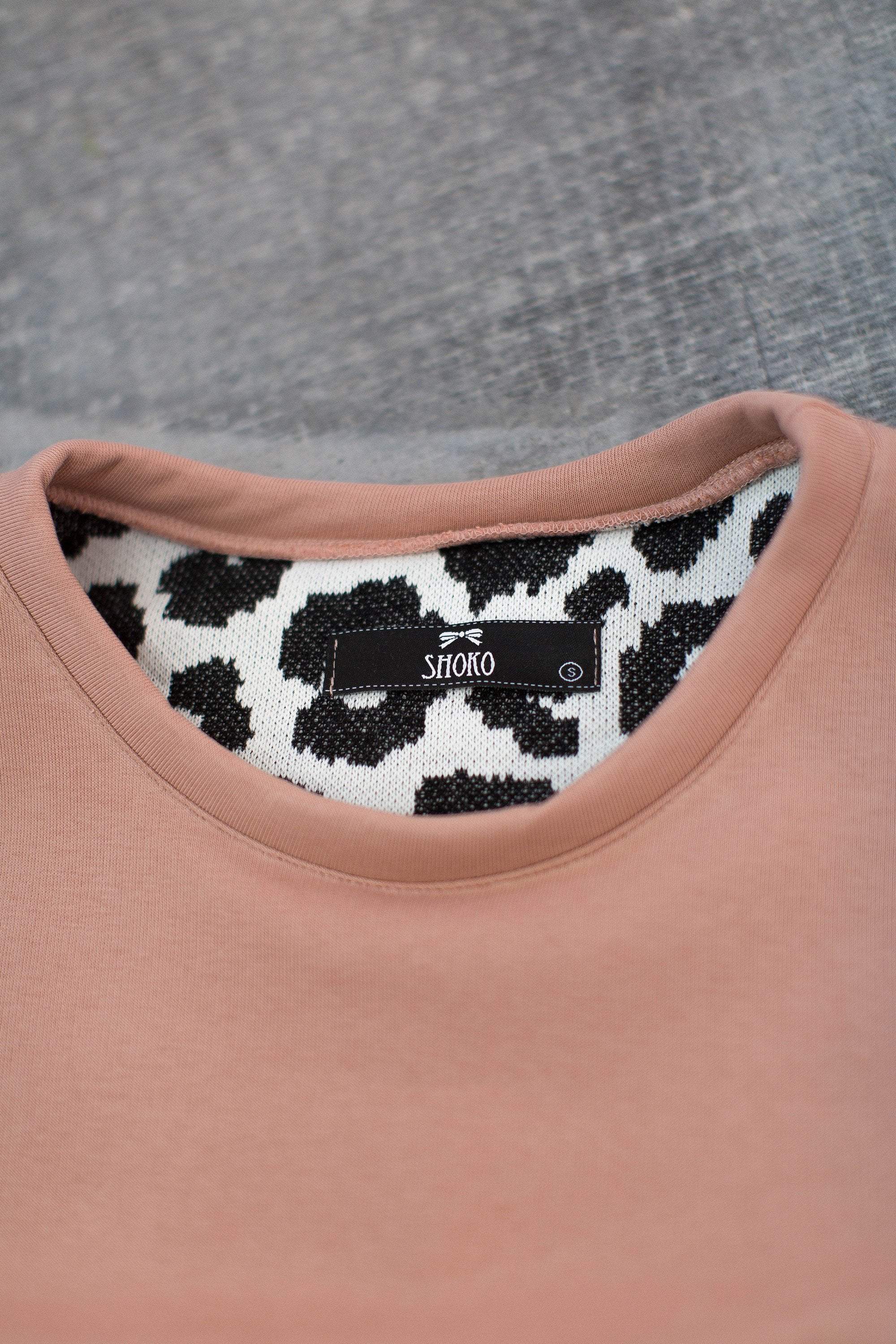 Sweater Mia Leo in pink & mint