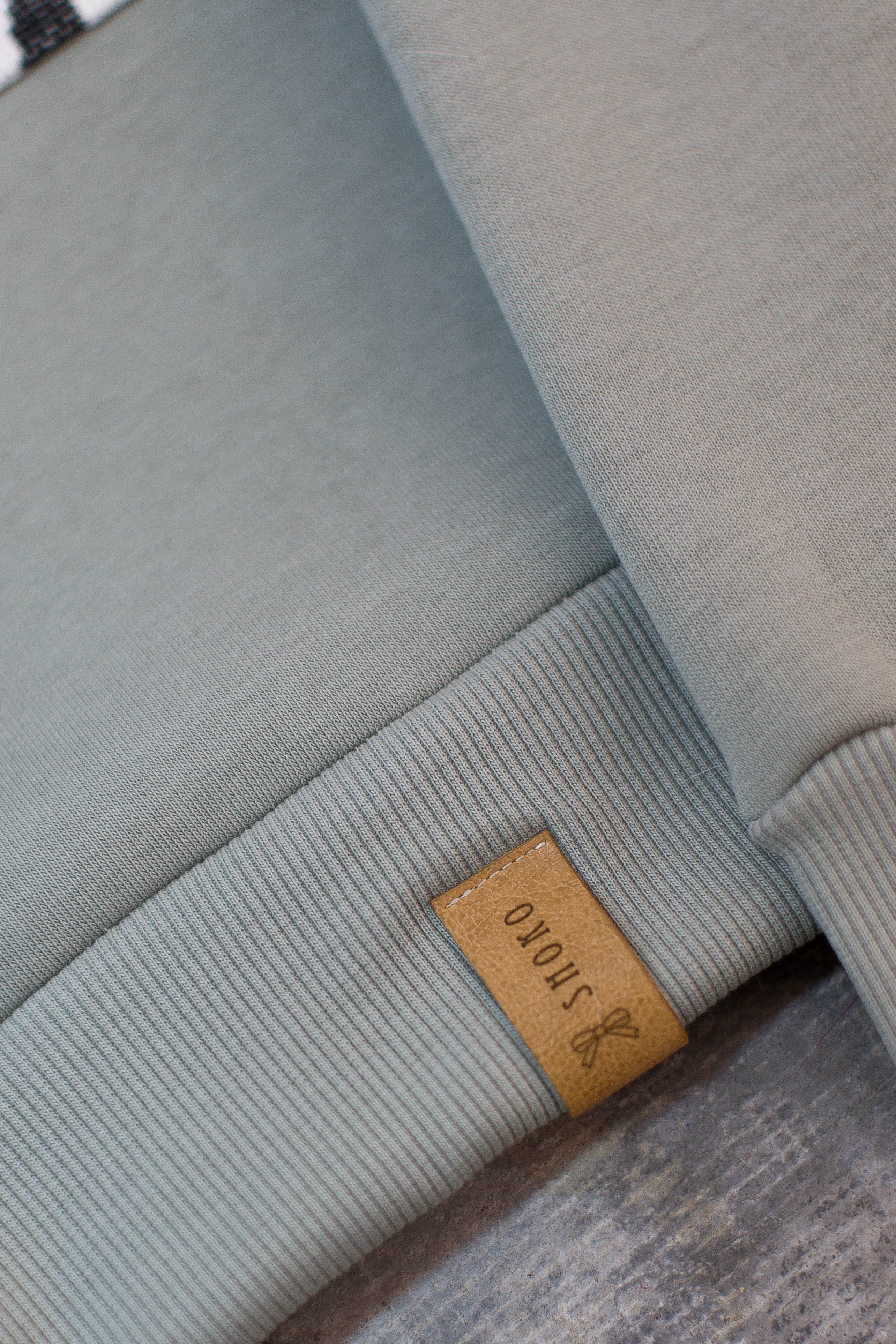 Sweater Mia Leo in pink & mint