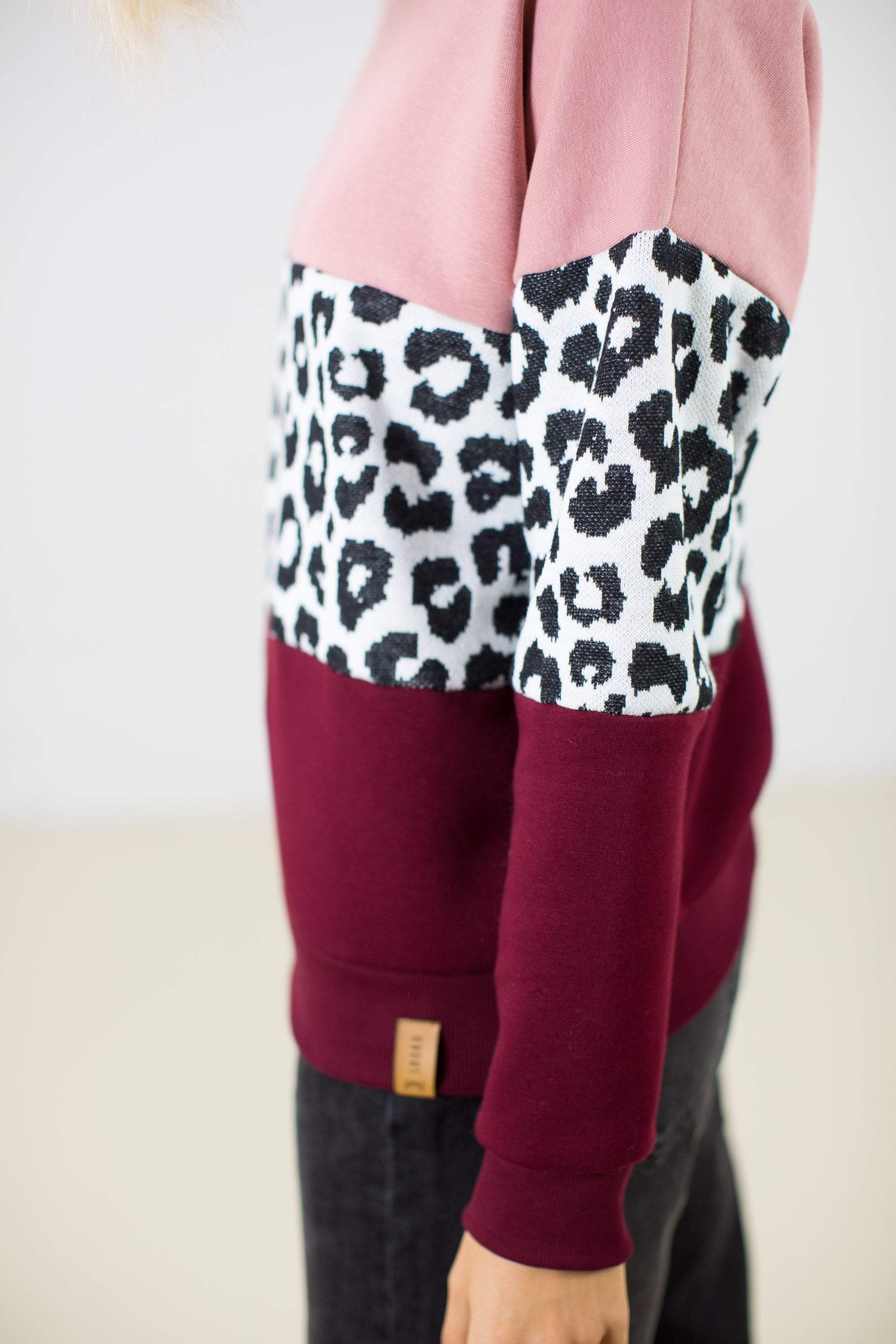 Sweater Mia Rose Leo Burgundy
