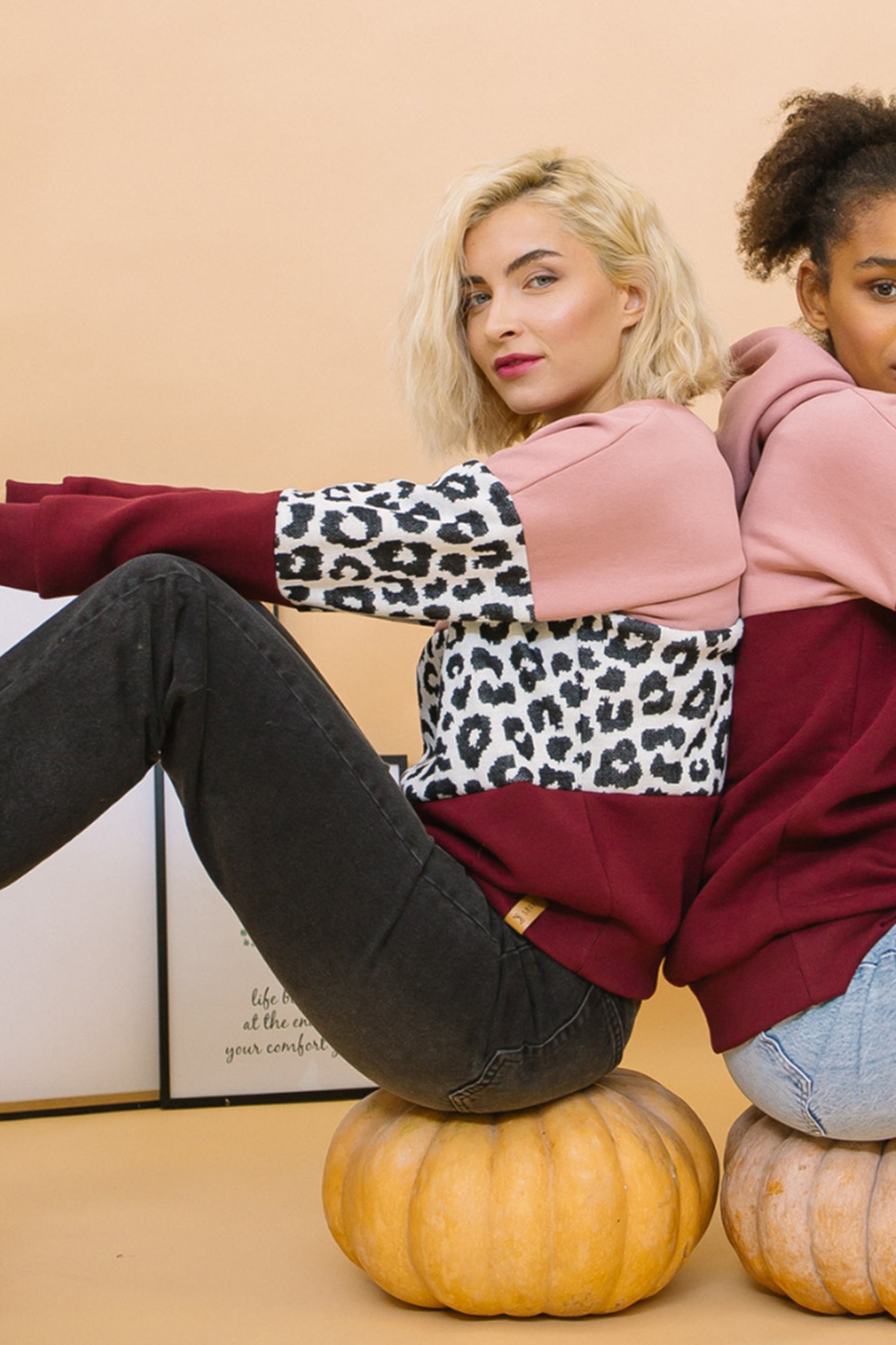 Sweater Mia Rose Leo Burgundy