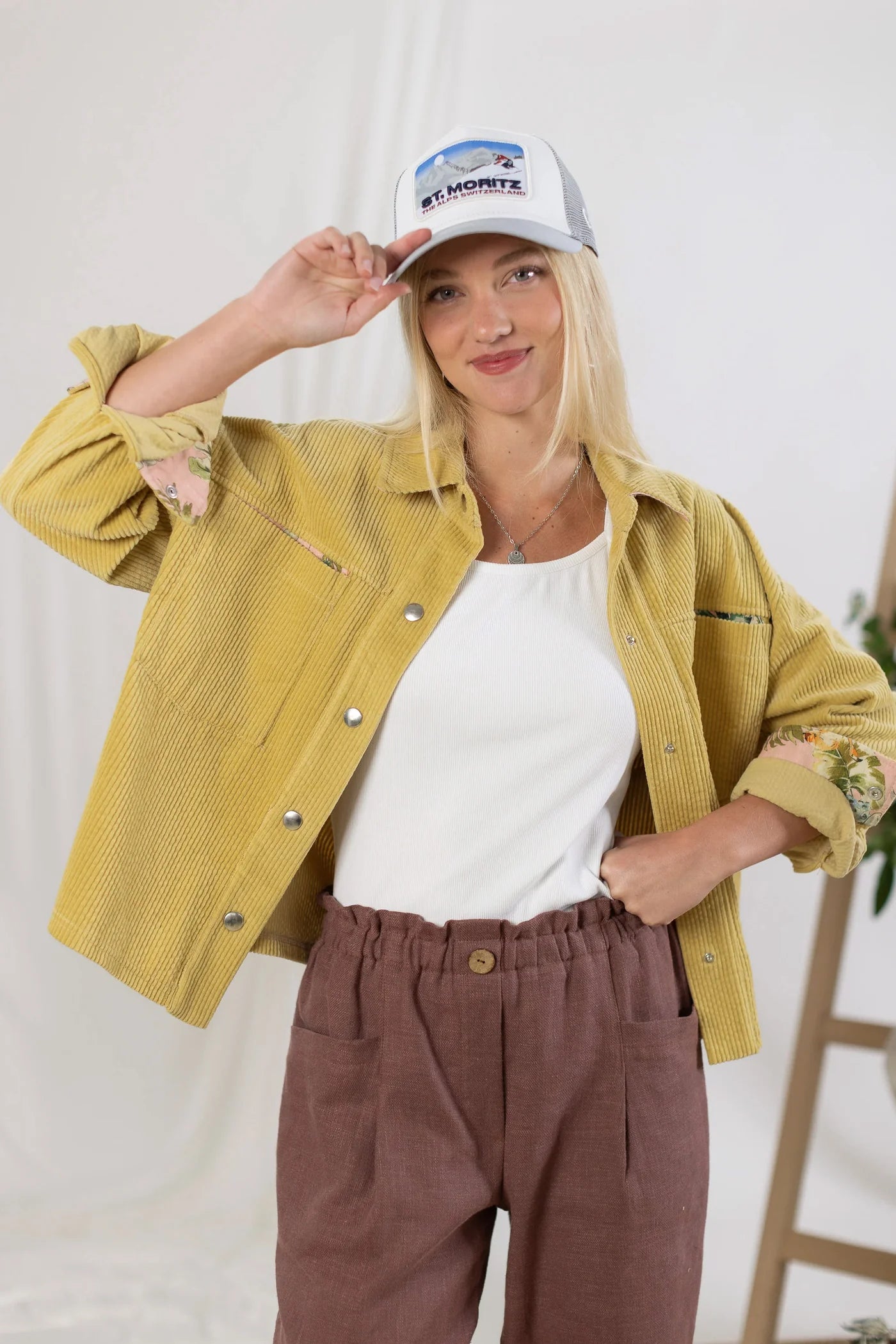 Jacke Calla Staubiges Gelb