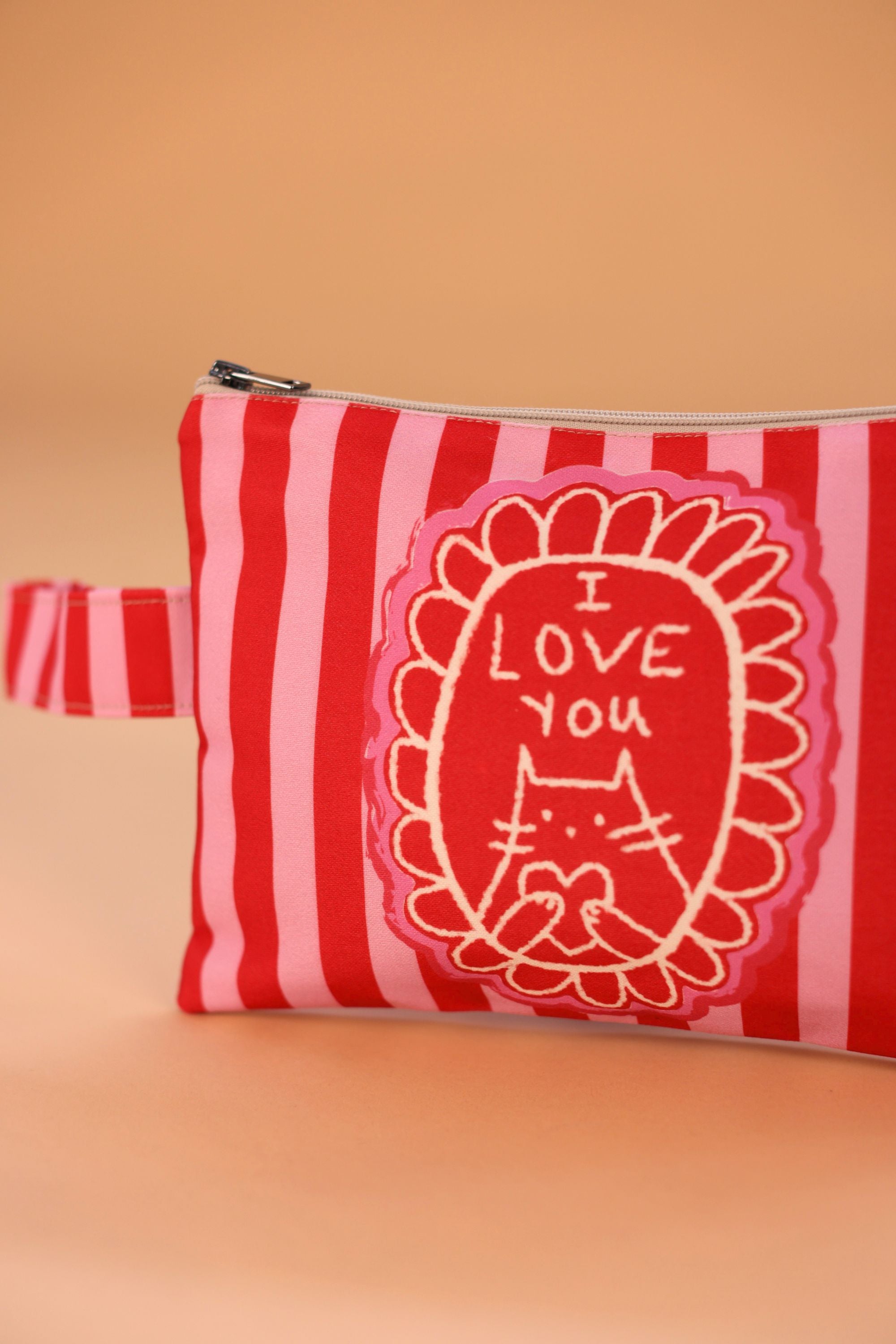 Pouch Striped Love