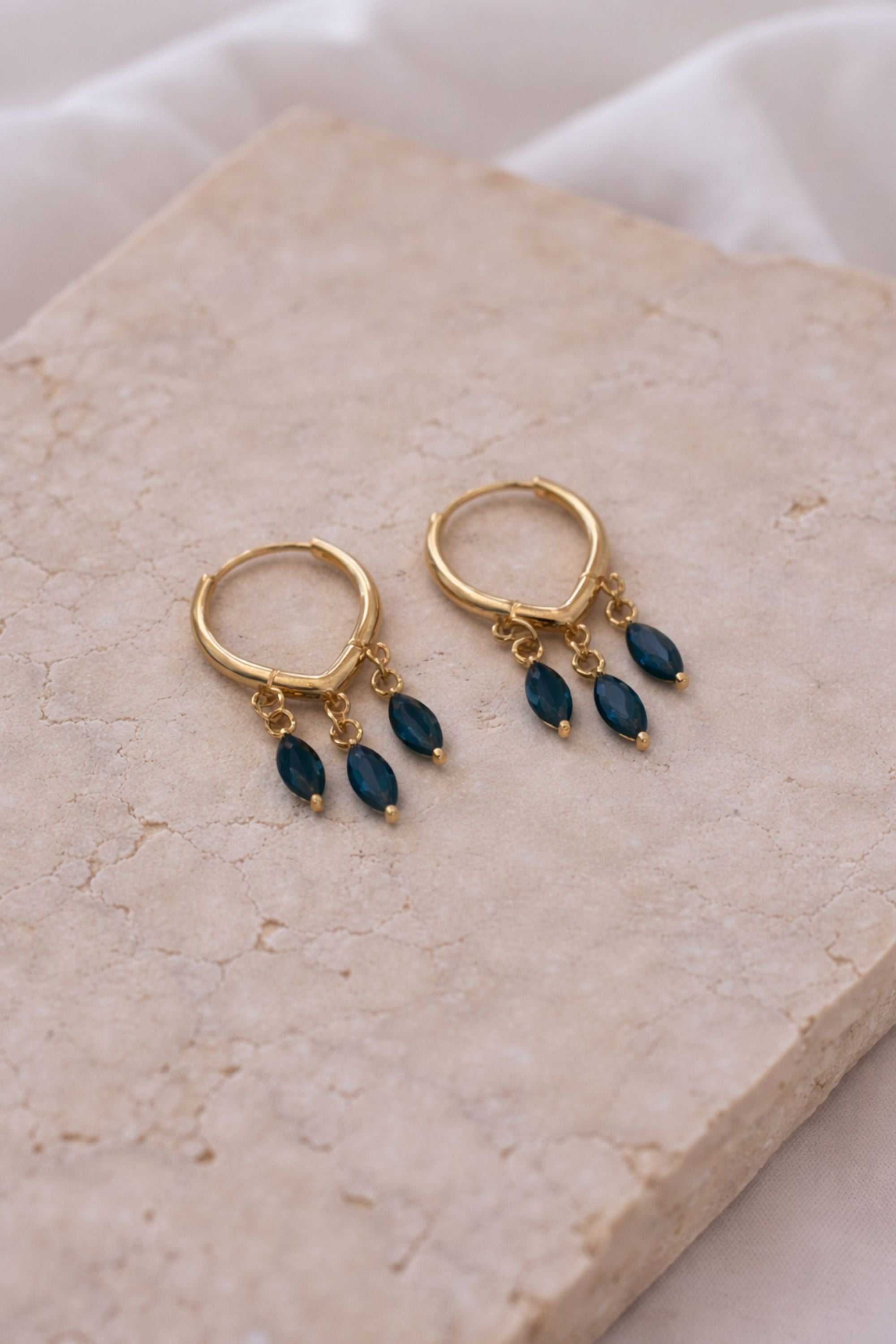 Earrings Midnight Drops