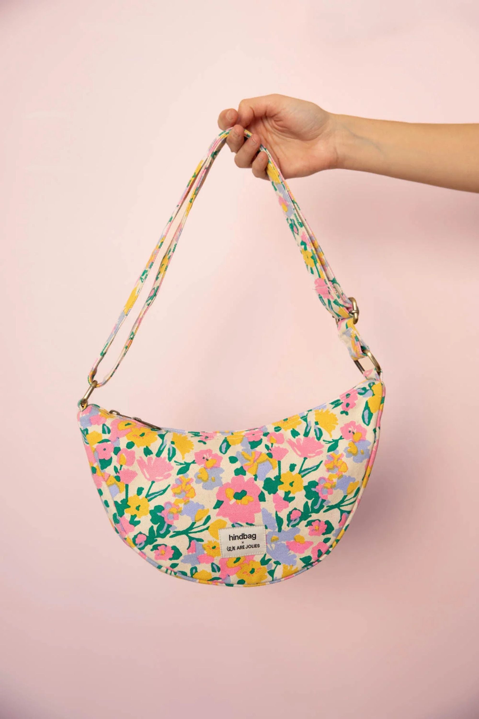 Half Moon Bag Andrea Pastel Bloom