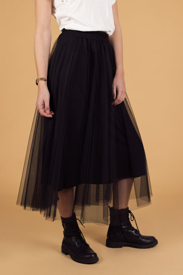 Skirt Leif Black Tulle