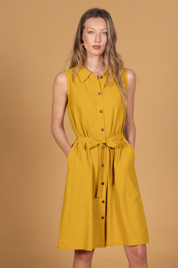 Dress Esli Mustard