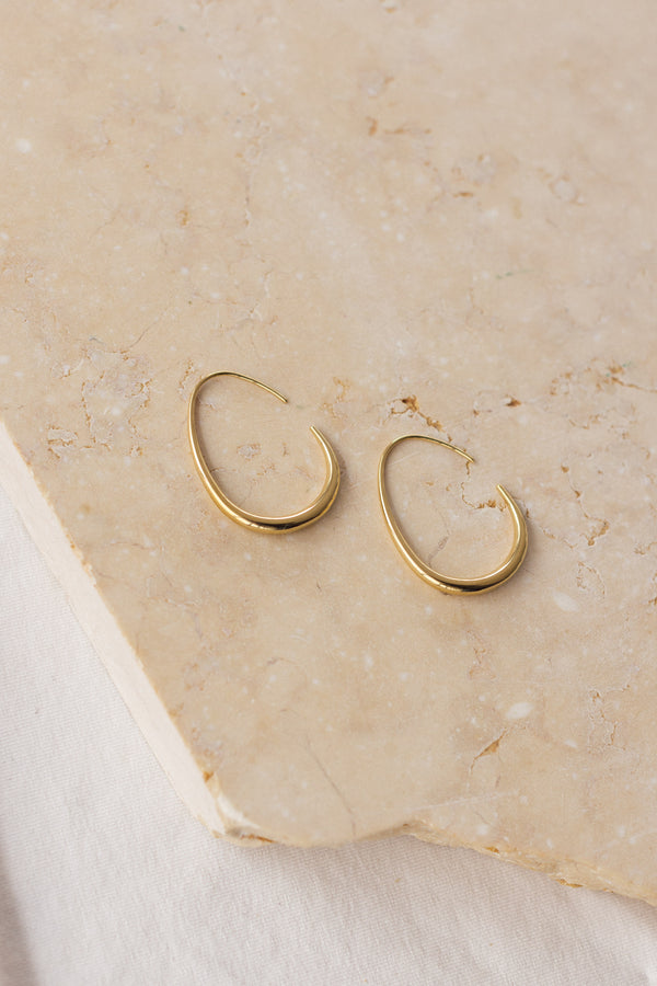 Earrings Degrade Circle Gold