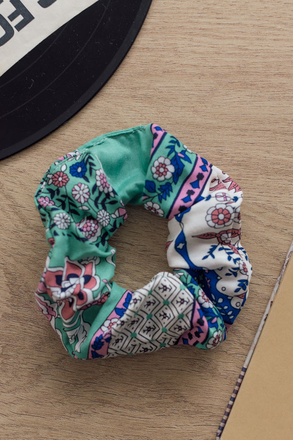 Scrunchie Green Boho