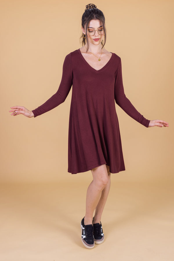 Dress Lazie Burgundy