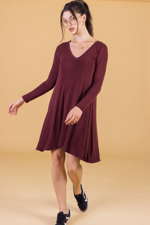 Dress Lazie Burgundy