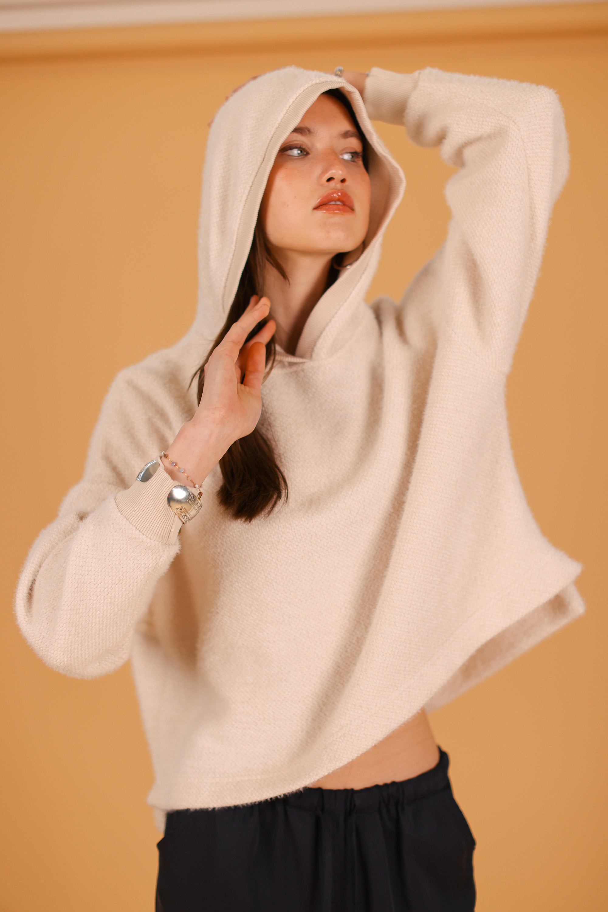 Hoodie Vietta Cream
