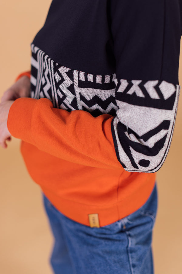 Pullover Mia Boho Orange