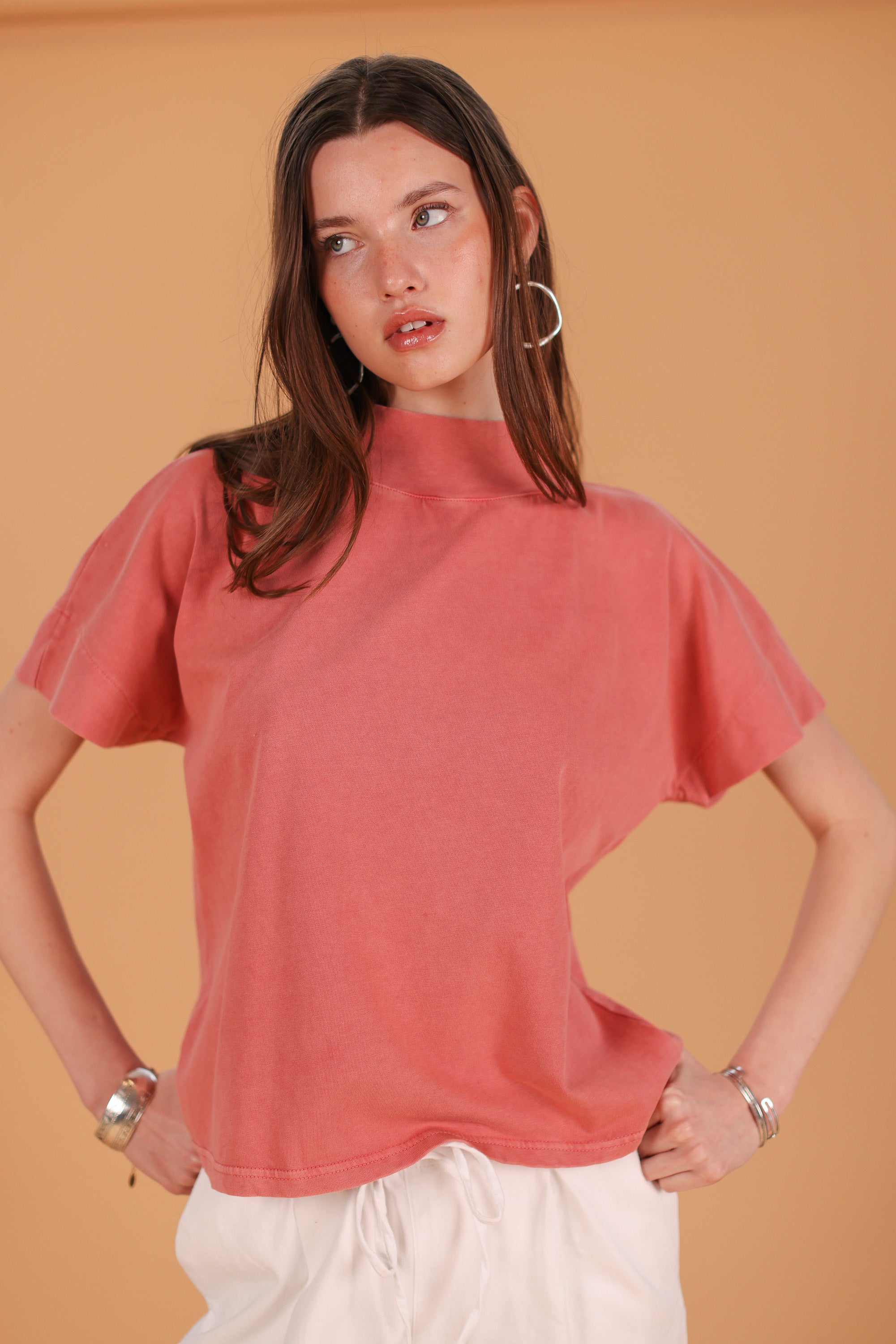 Top Cora Stonewashed Blush