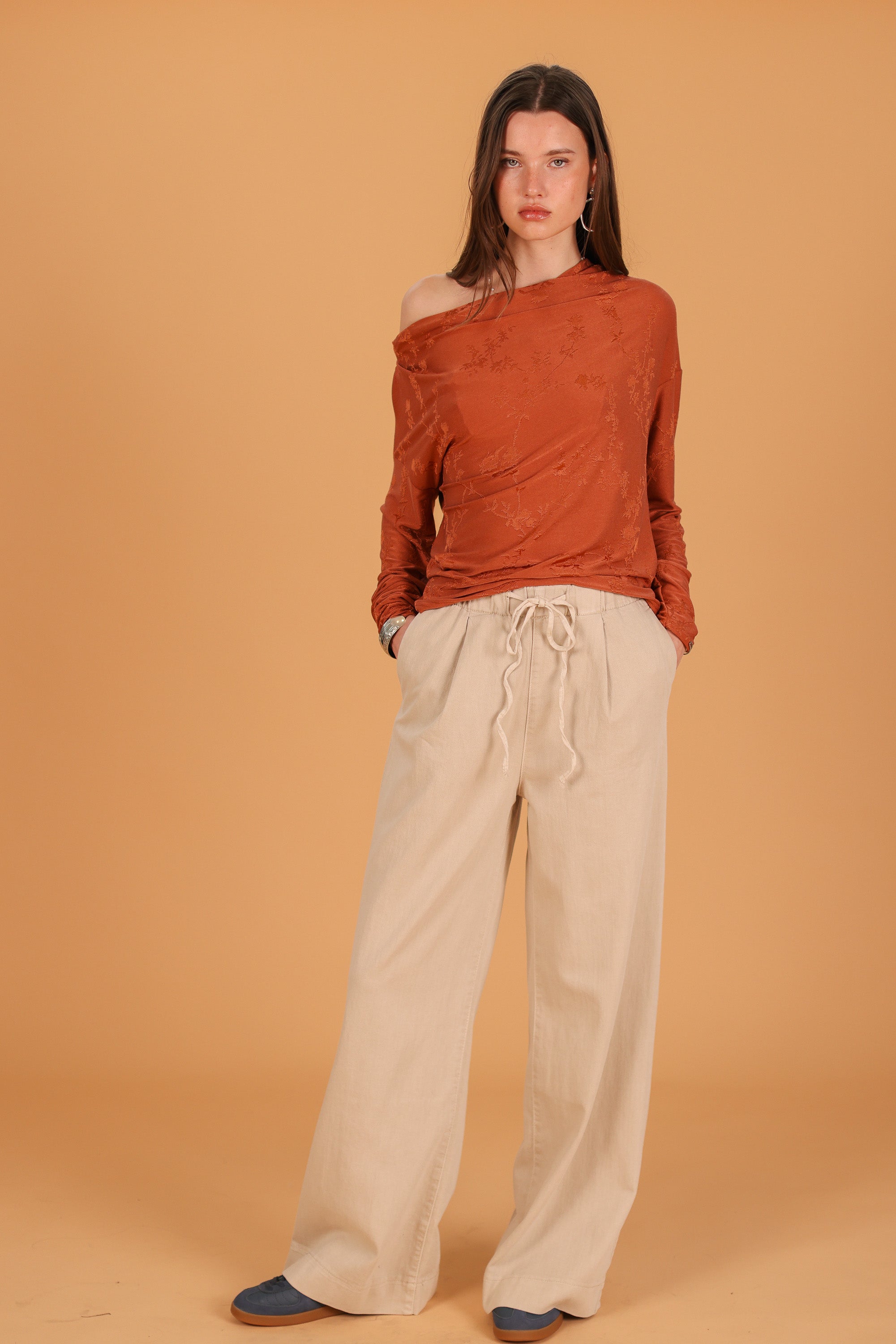 Denim Pants Navea Beige