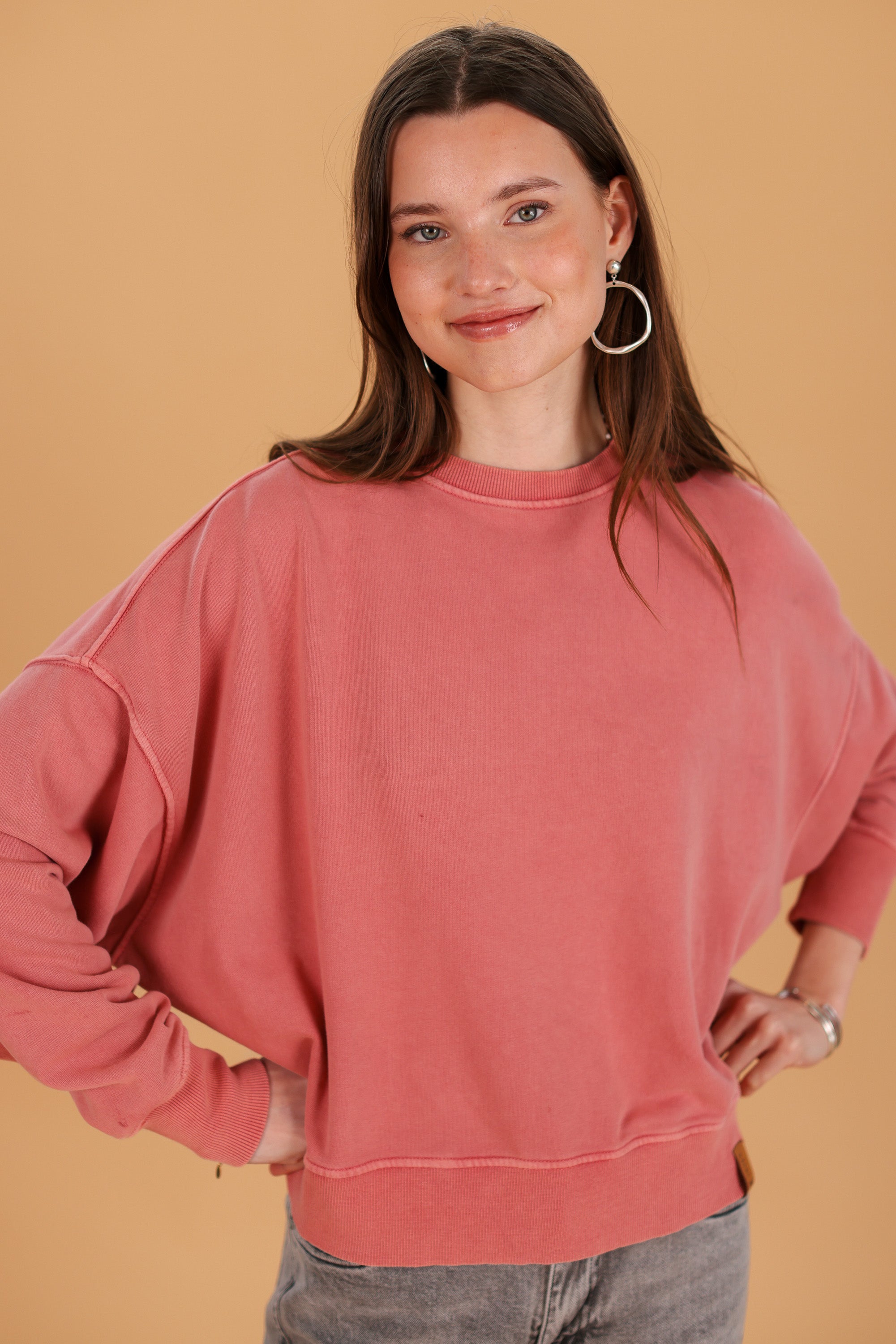 Sweater Keyla Stonewashed Blush