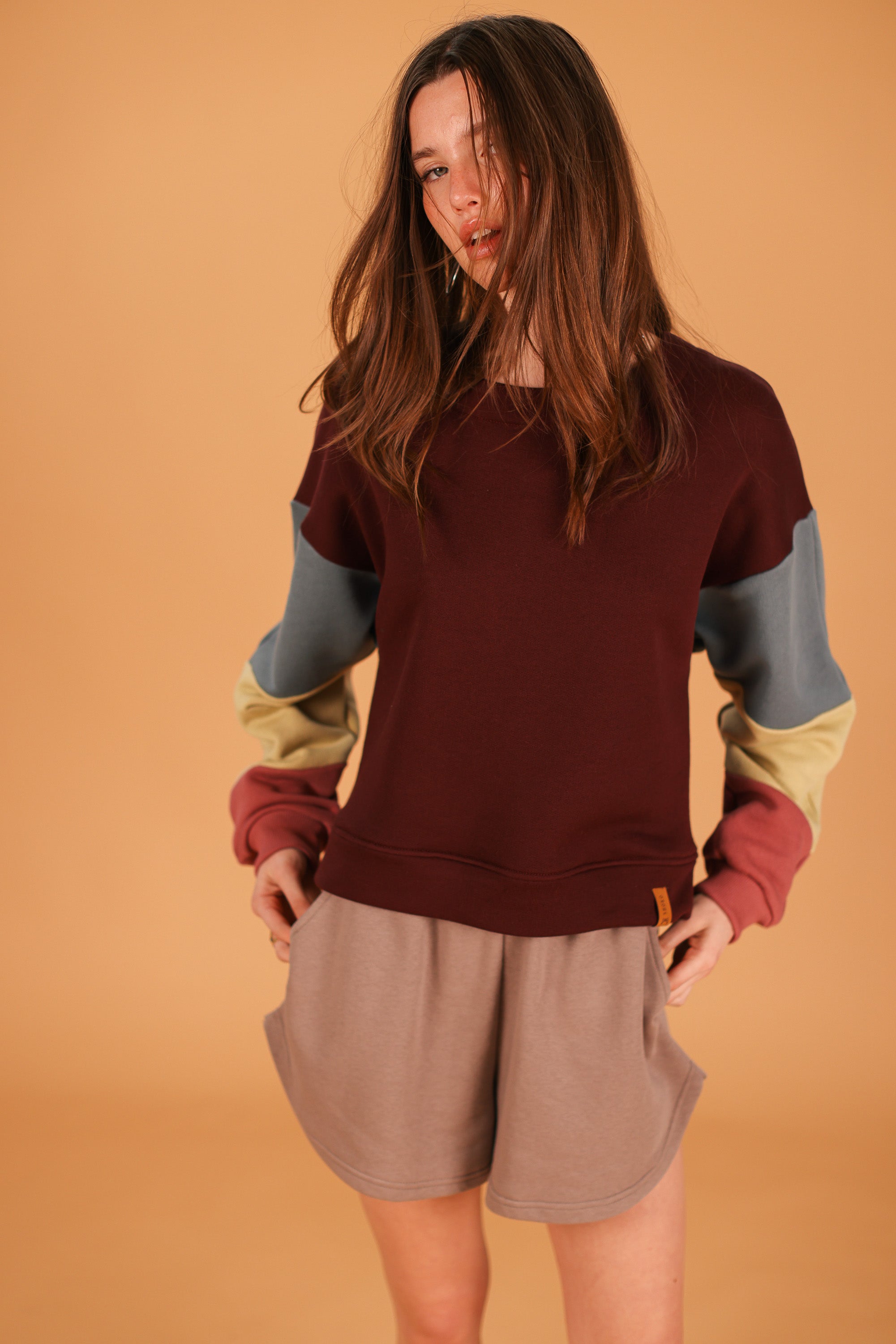 Sweater Happy In Purple