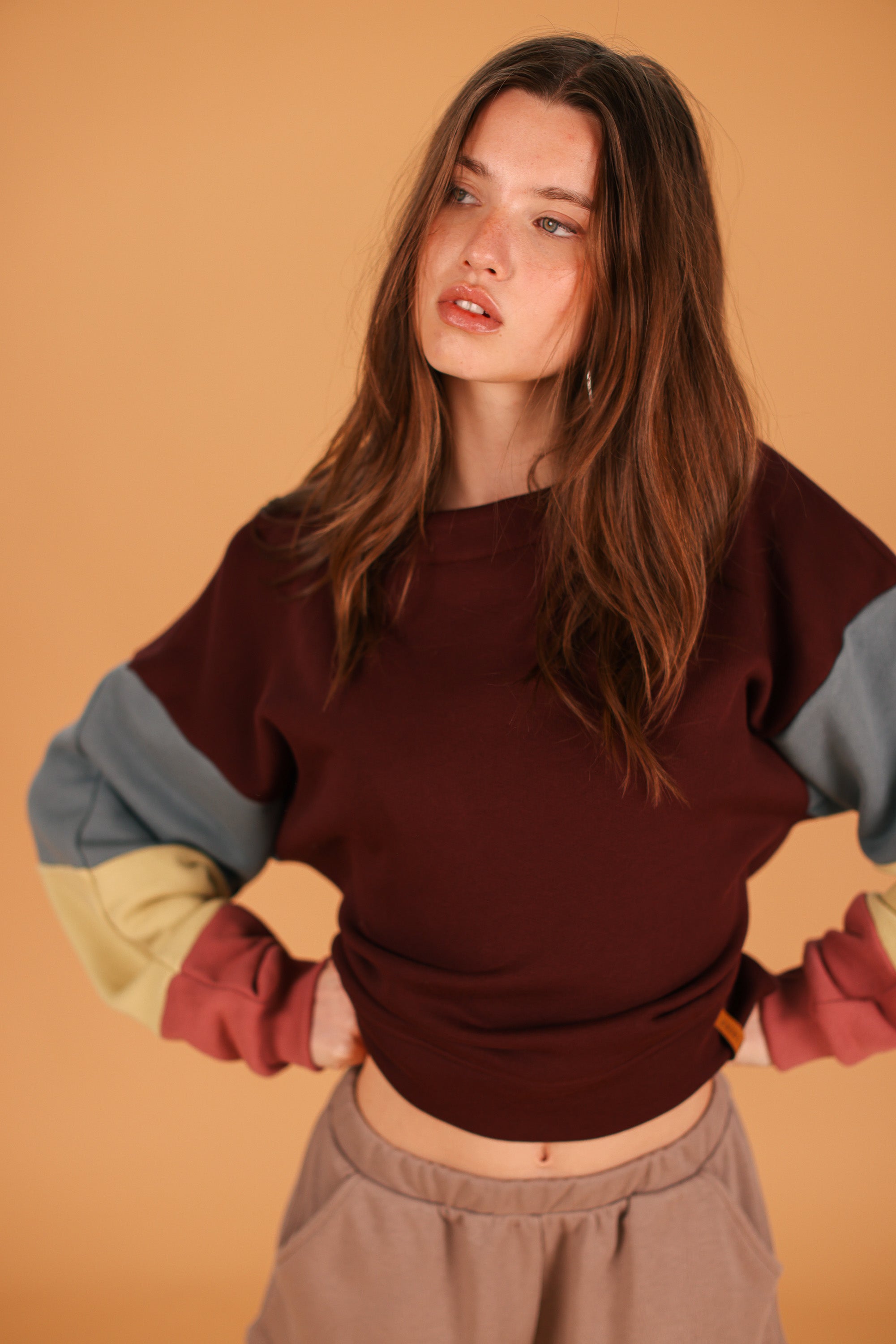 Sweater Happy In Purple