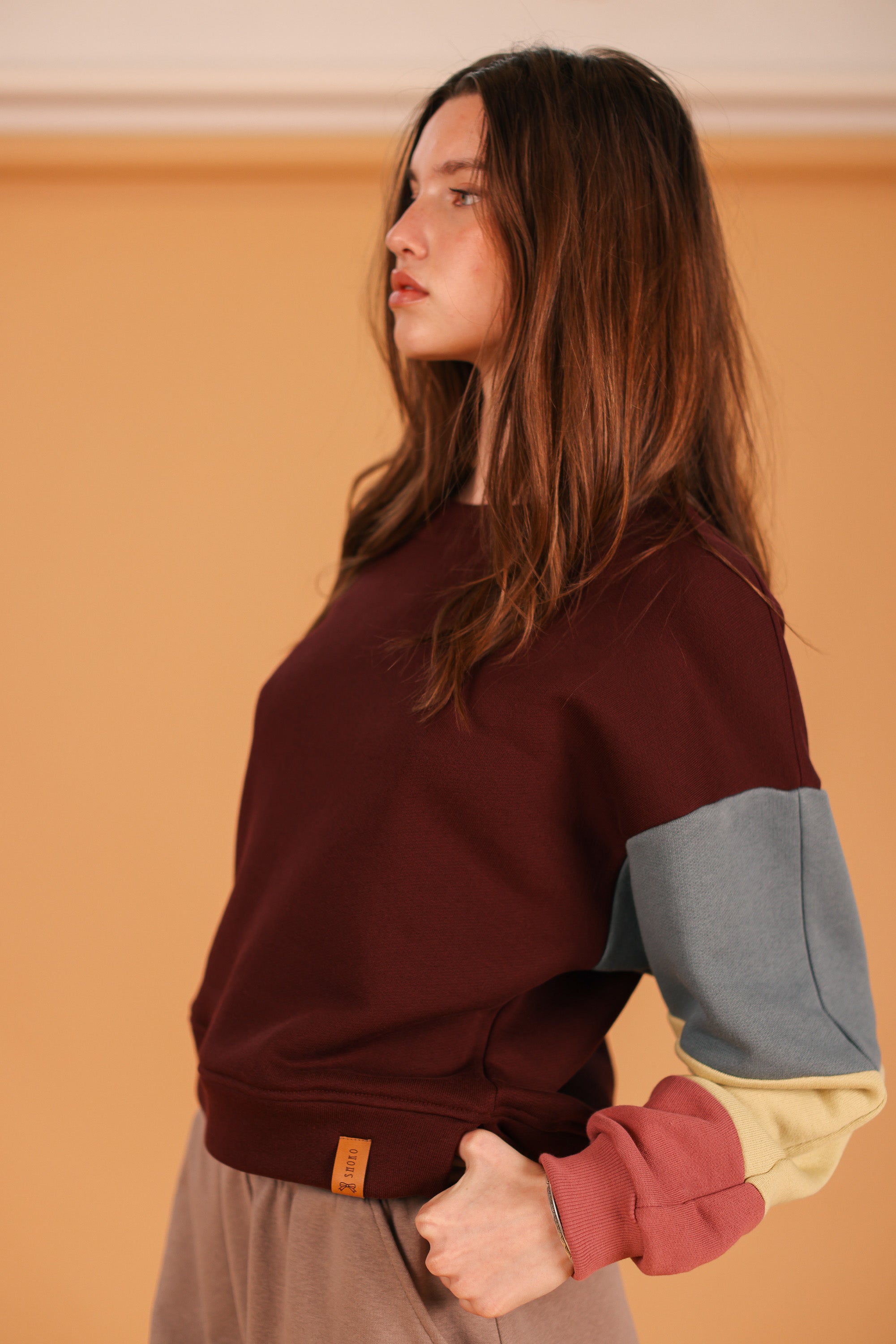 Sweater Happy In Purple