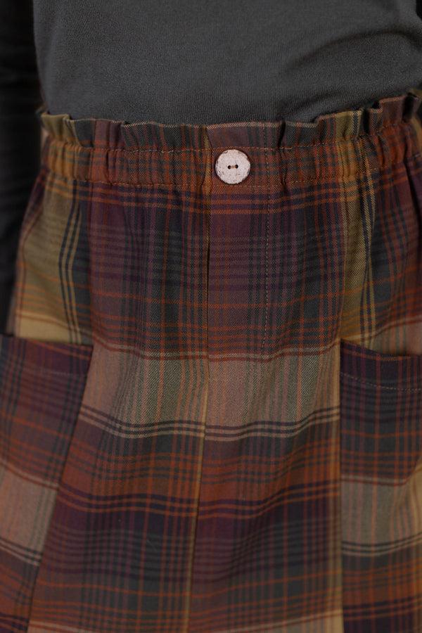 Skirt Cailen Earthy Plaid