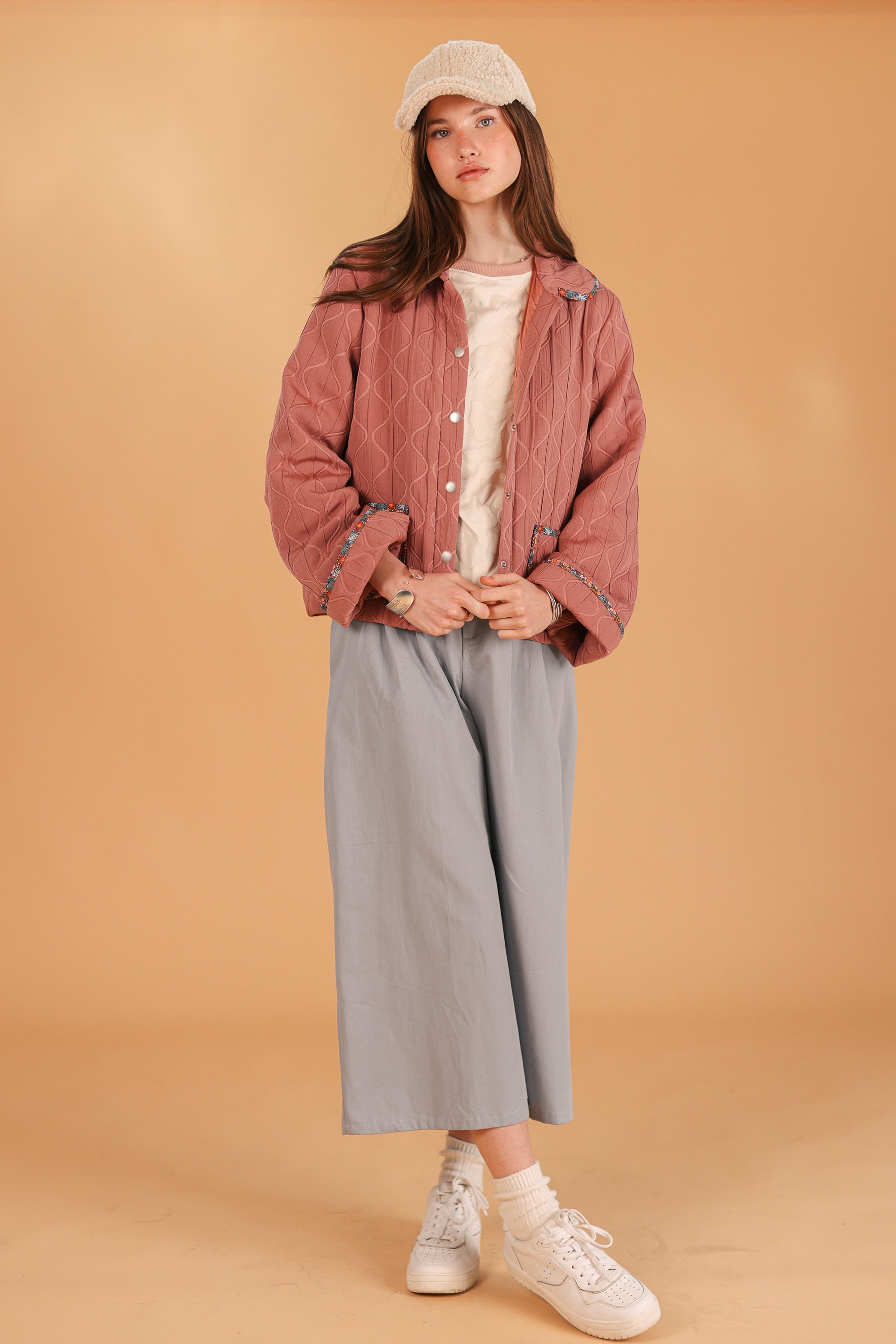 Jacket Bubbly Dusty Pink