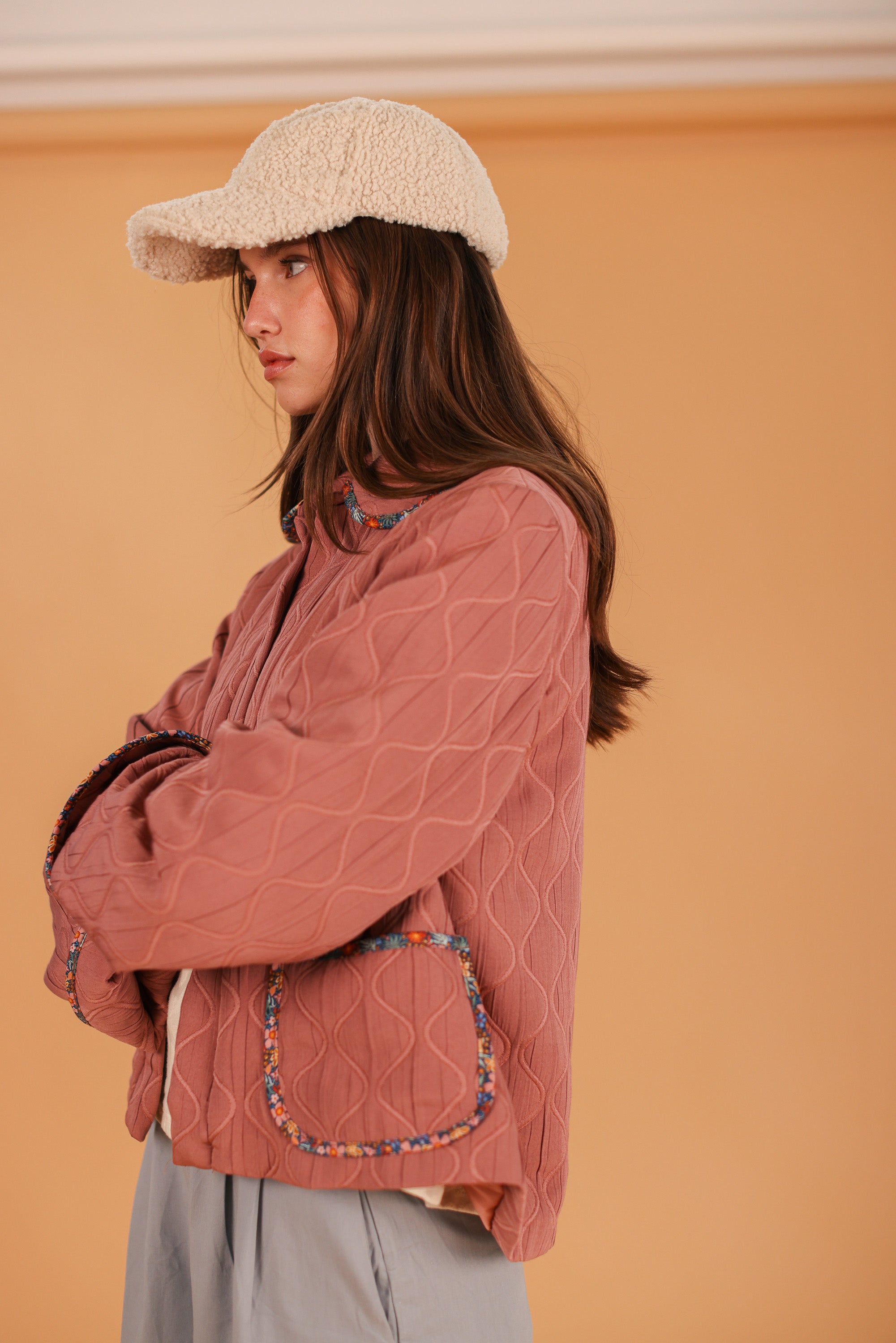 Jacket Bubbly Dusty Pink