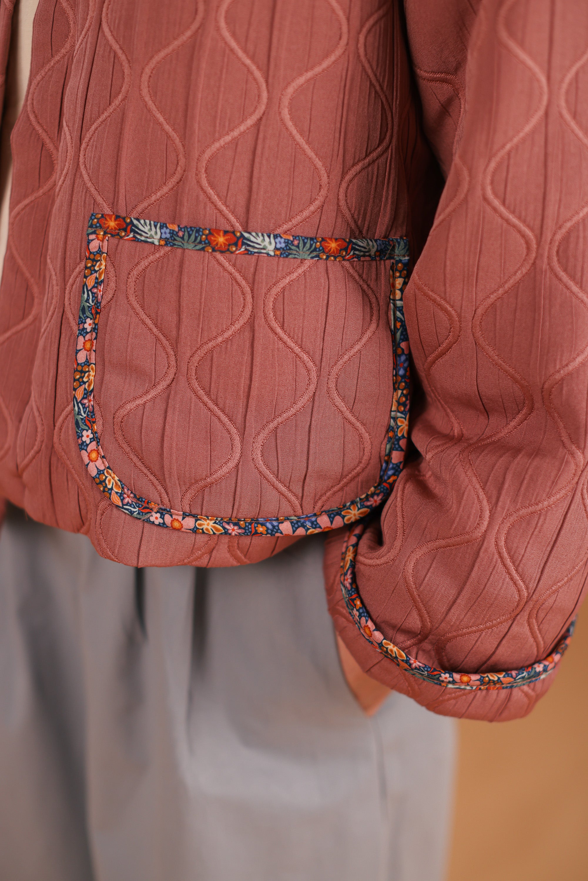 Jacket Bubbly Dusty Pink