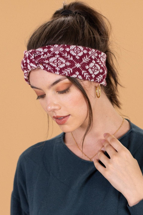 Headband Grandiose Burgundy