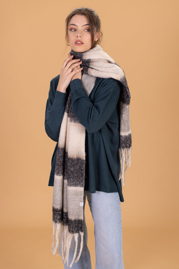 Scarf Milo Grey