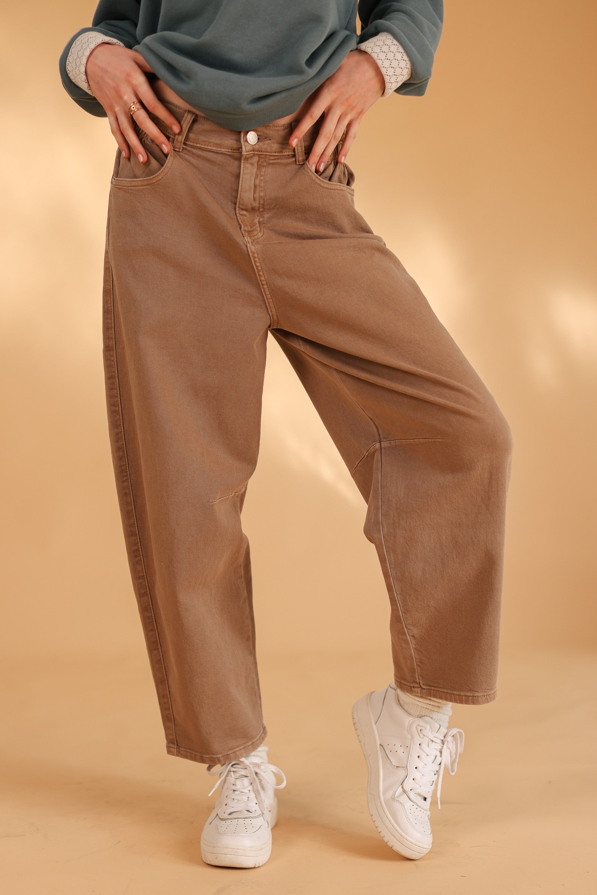 Denim Pants Wanda Camel