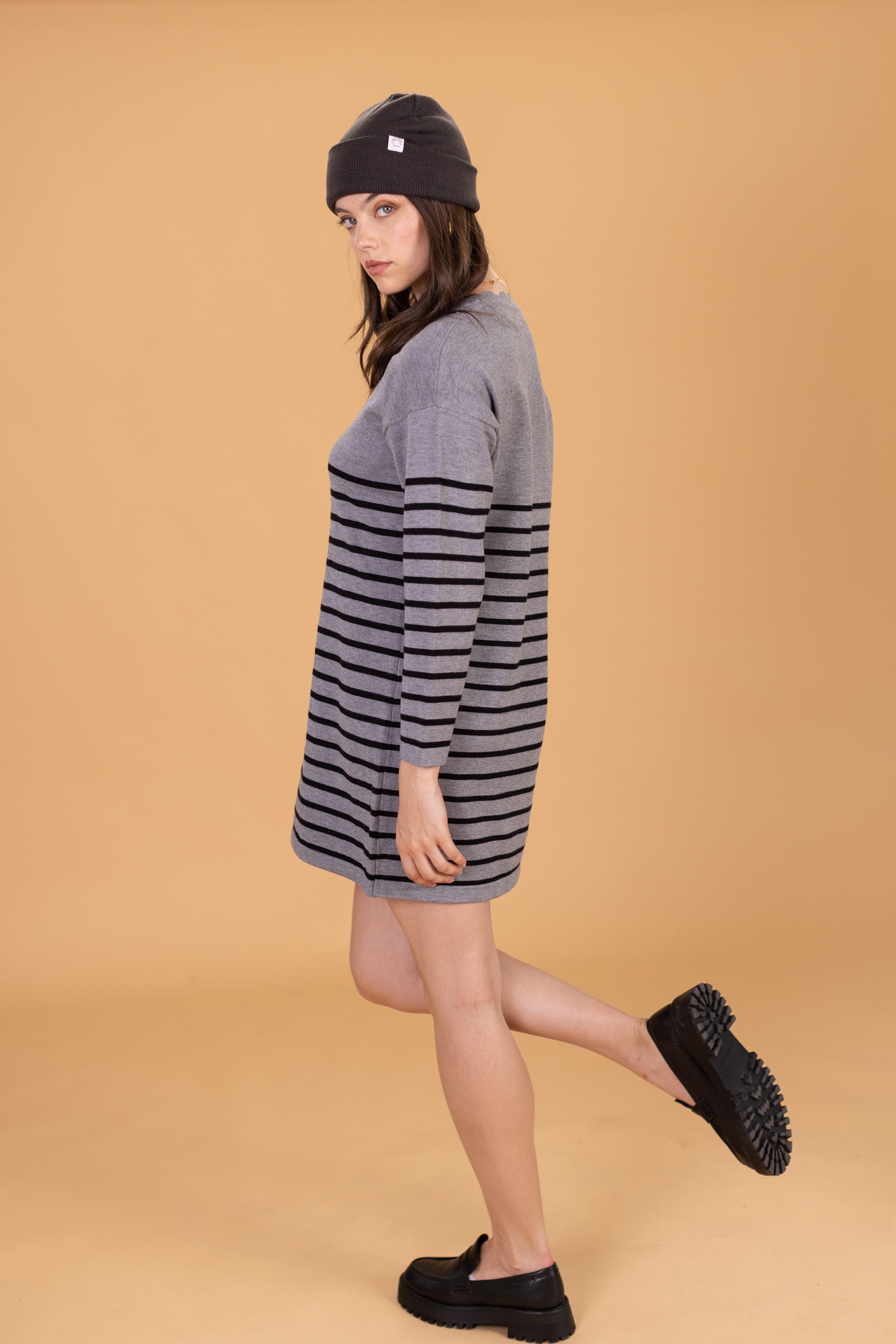 Dress Claude Stripes Grey
