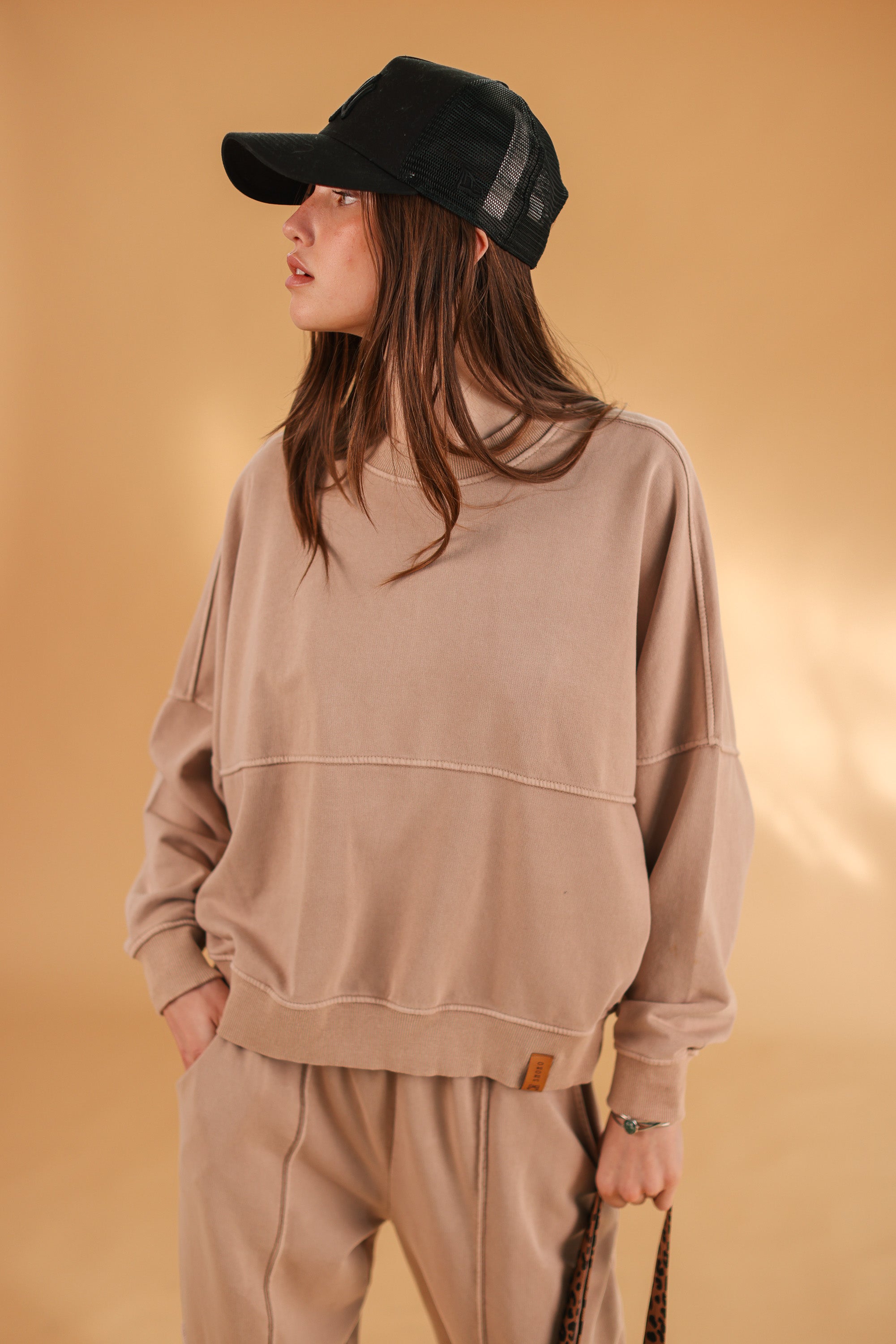 Sweater Aldina Stonewashed Beige