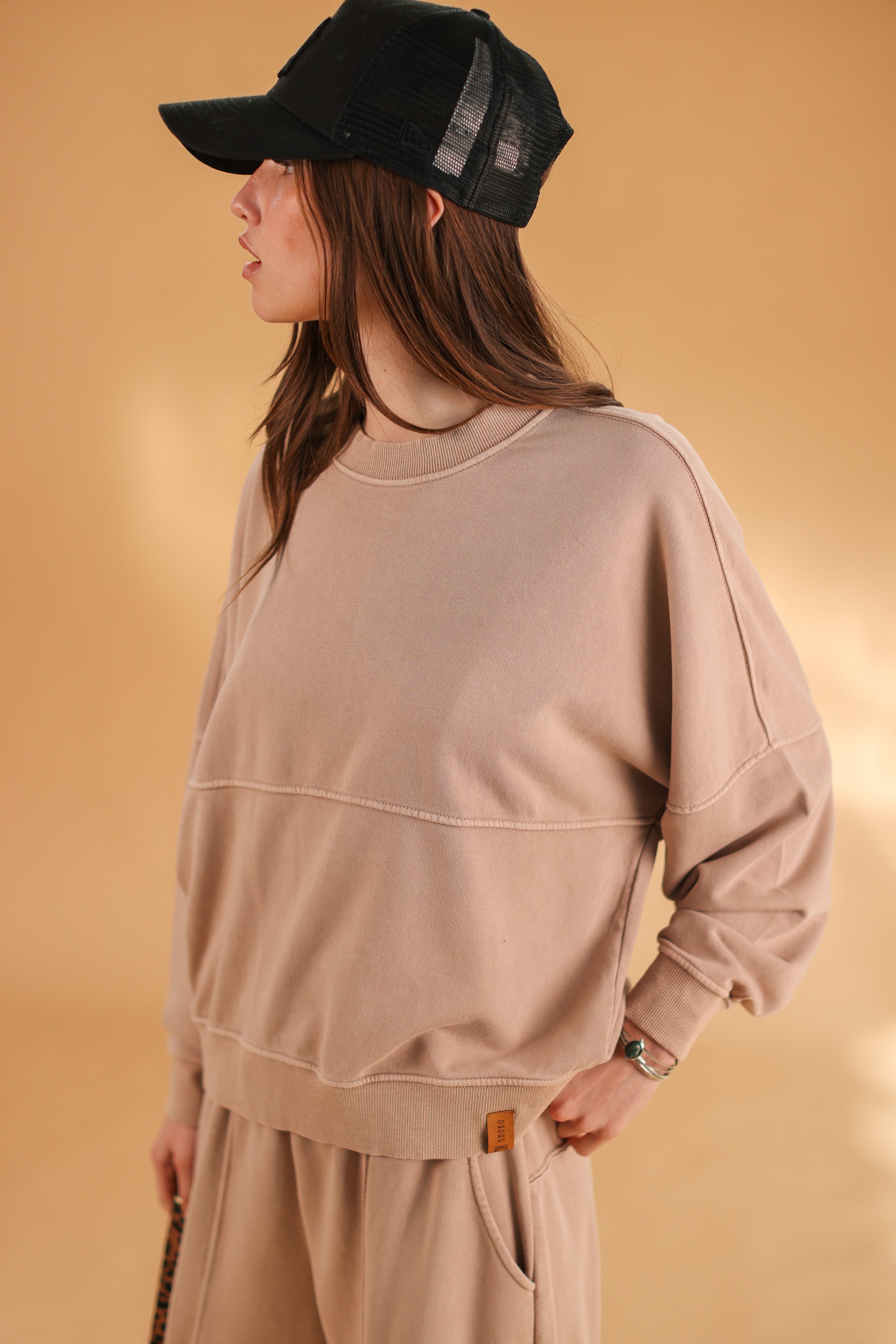 Sweater Aldina Stonewashed Beige