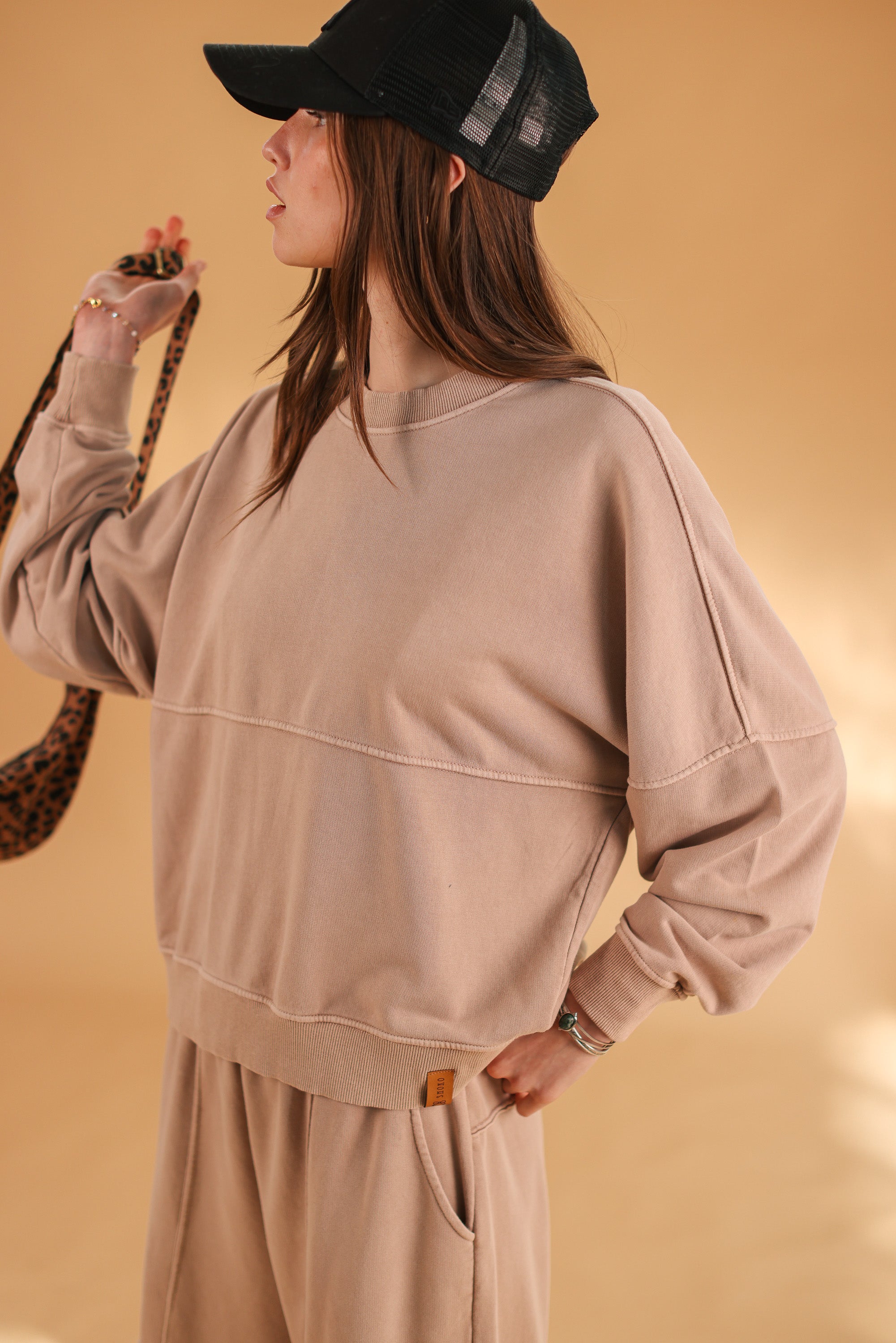 Sweater Aldina Stonewashed Beige