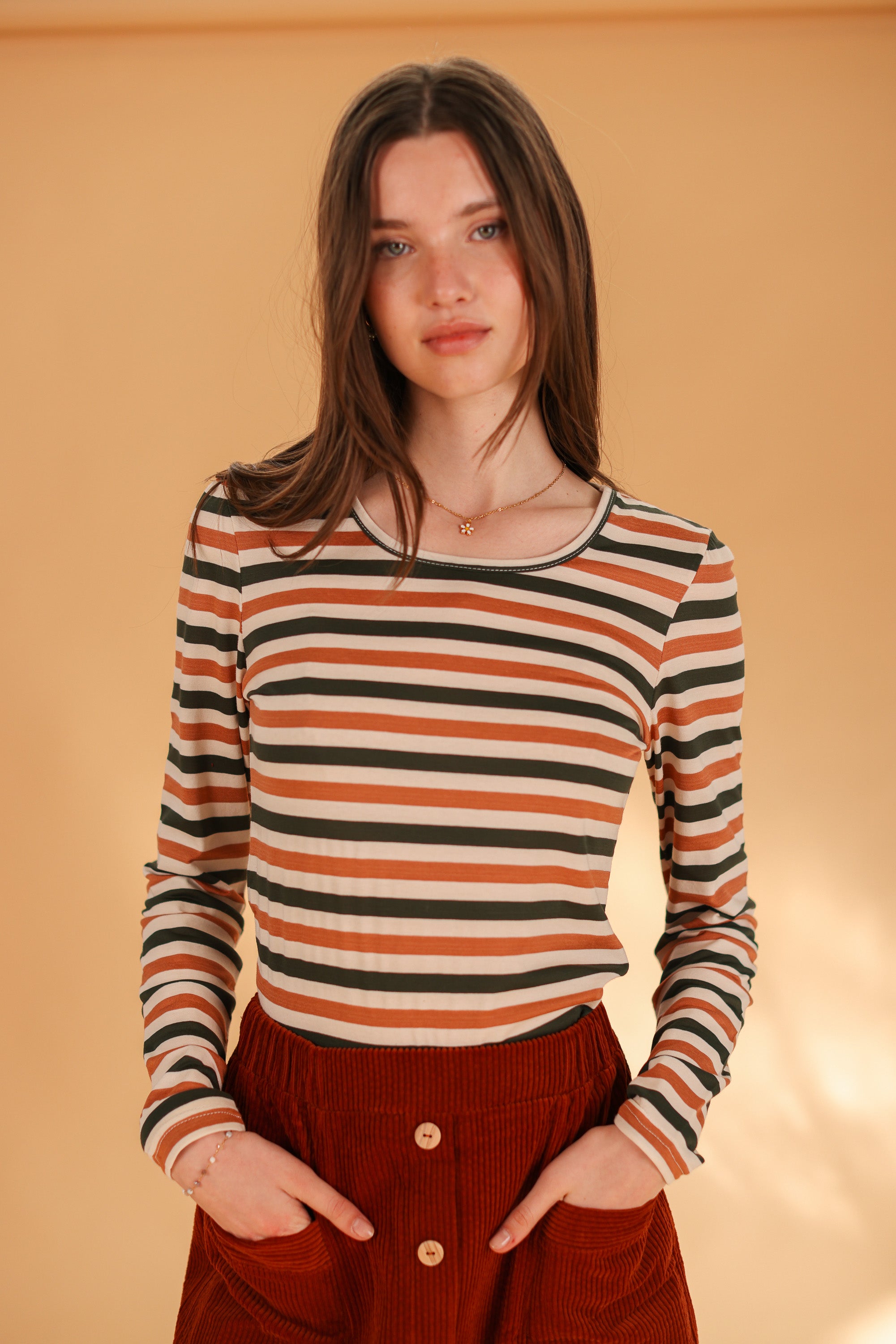 Top Marlena Rustic Stripes
