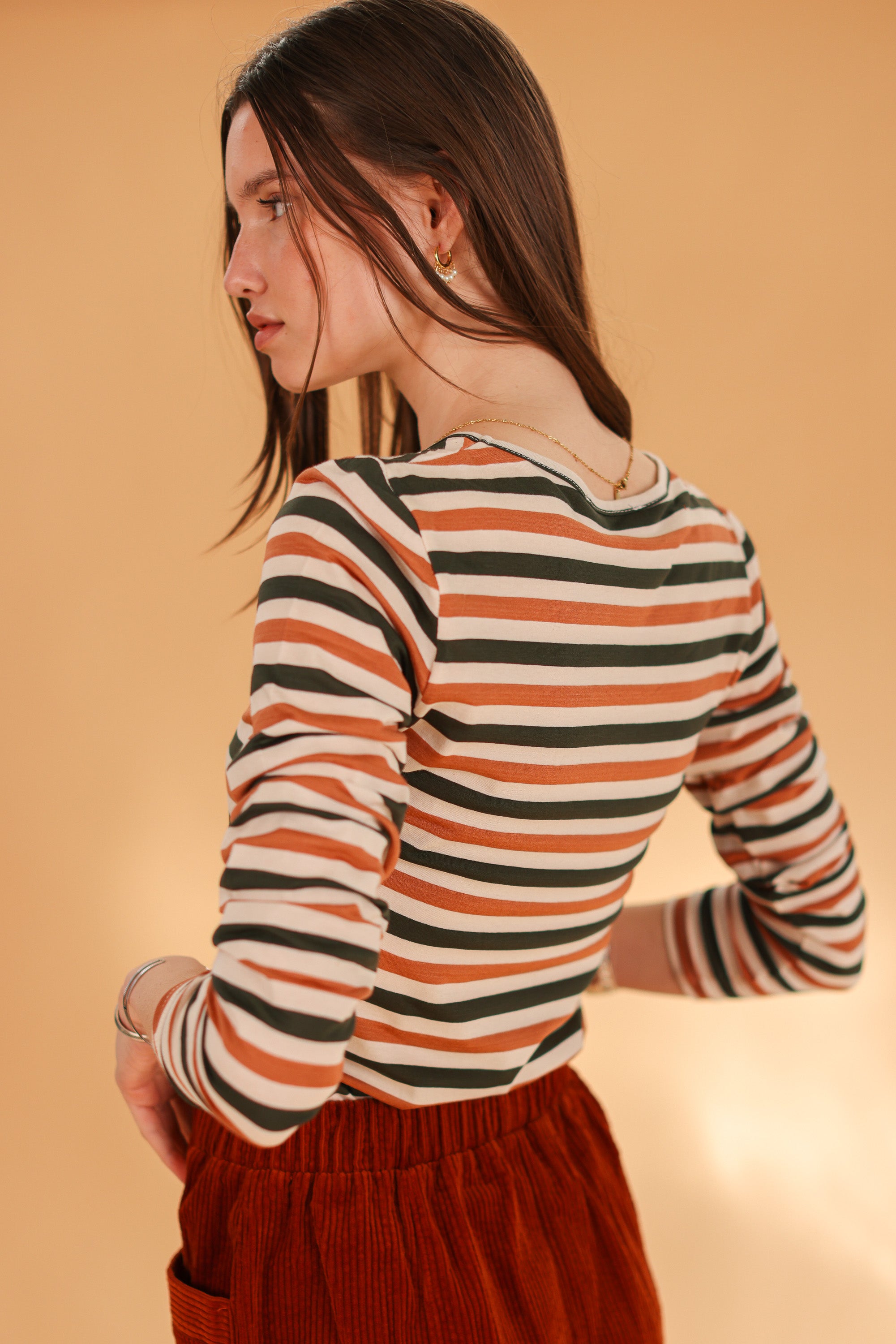 Top Marlena Rustic Stripes