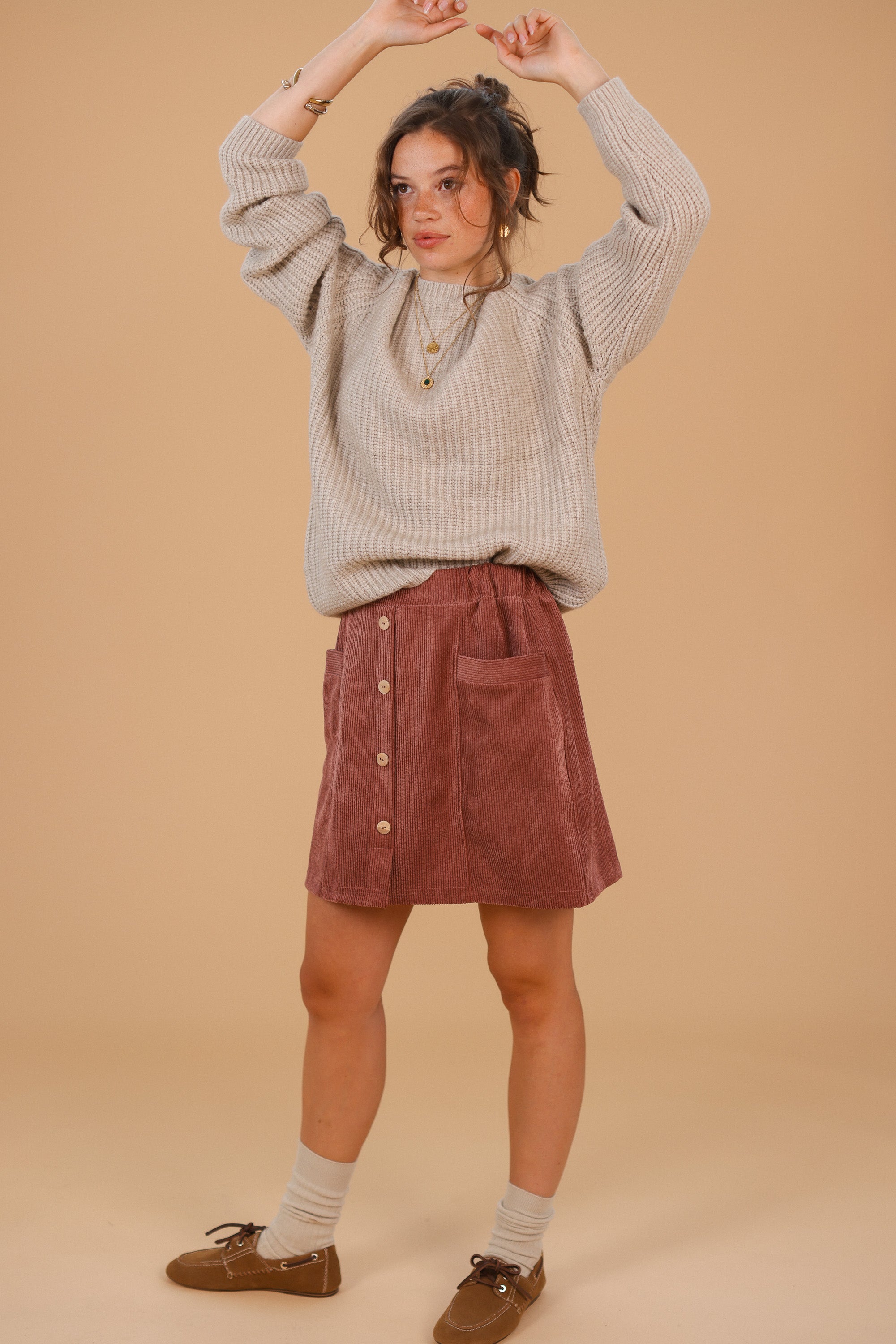 Skirt Maxine Dusty Pink