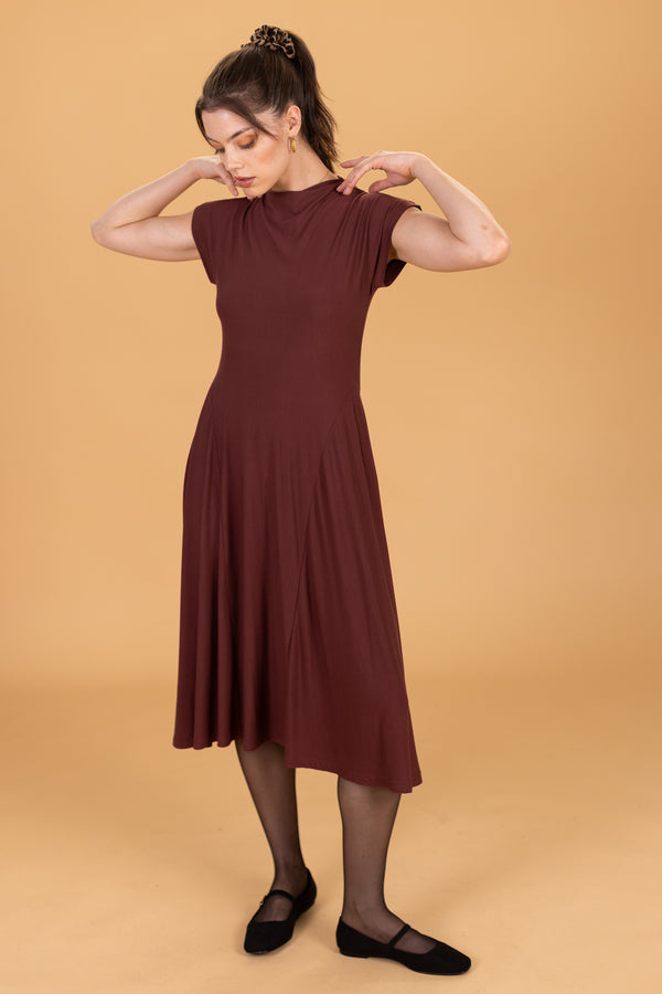 Dress Everly Maroon