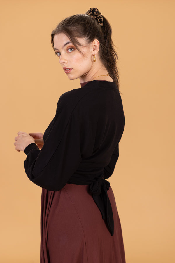 Shrug Top Vito Black