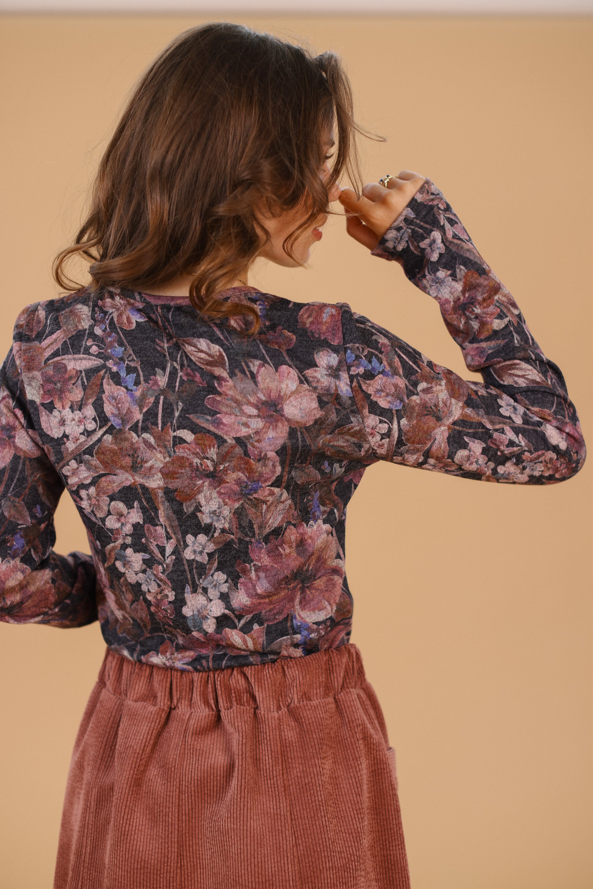 Top Marlena Purple Flowers