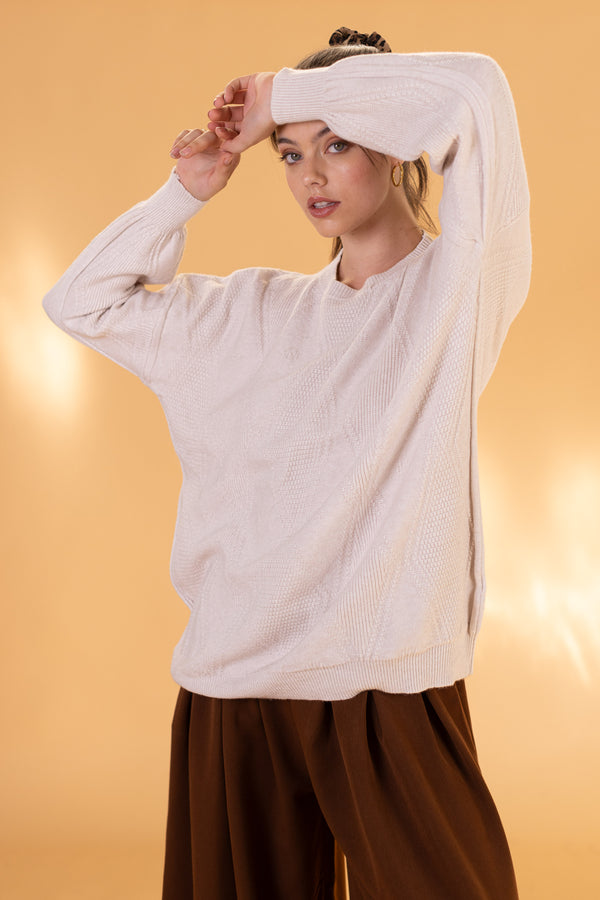 Knit Sweater Henri Sand